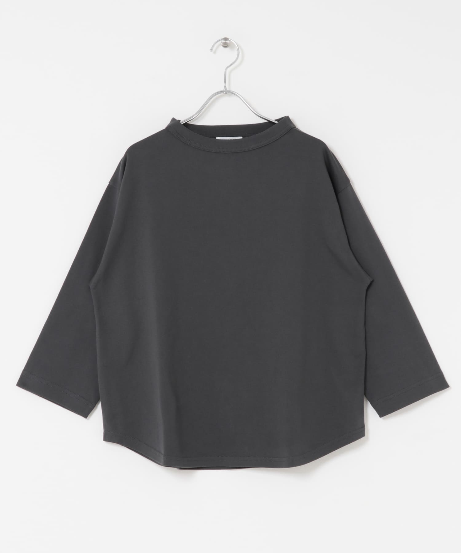 FORK&SPOON　ボトルネック8分袖Tシャツ CHARCOAL 1
