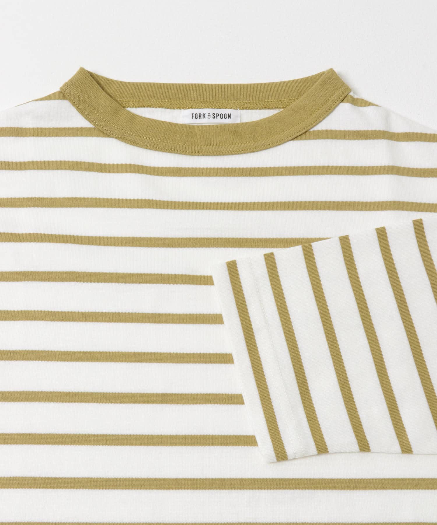 FORK&SPOON　ボトルネック8分袖Tシャツ OFFxBEG 1