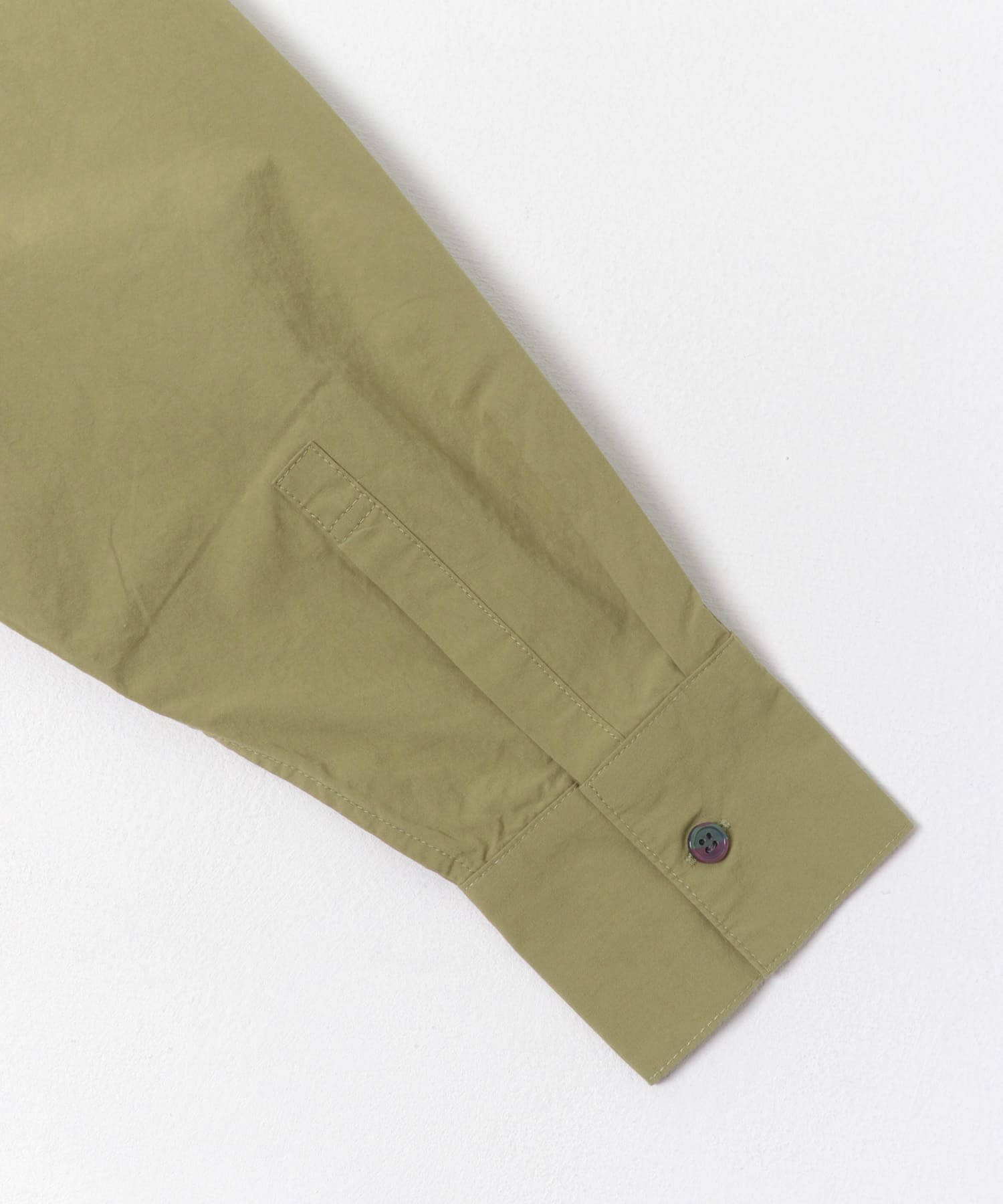 FORK&SPOON　スキッパーロングシャツ BEIGE 1
