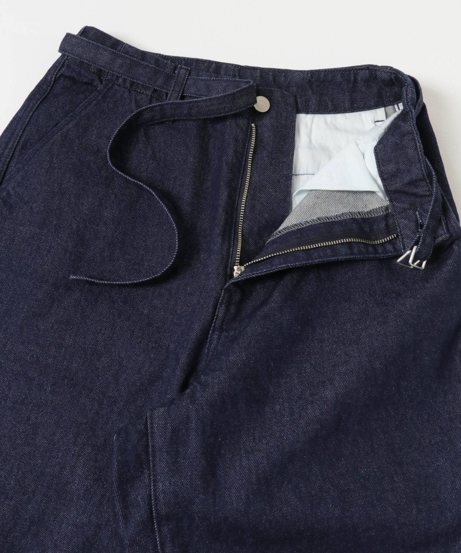 FORK&SPOON　JFデニムベルトセットルーズパンツ ONEWASH 1