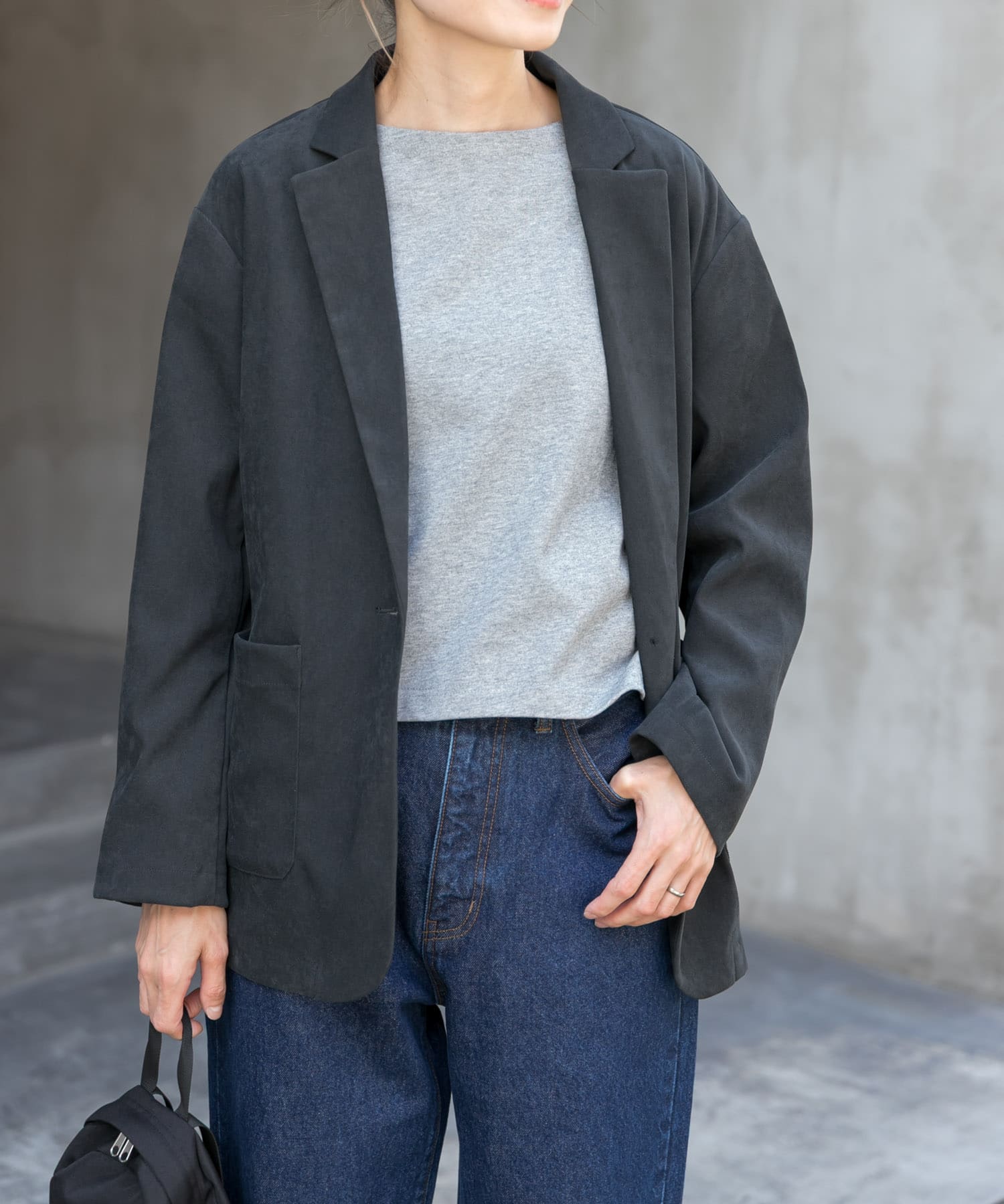 FORK&SPOON　スエードライクジャケット