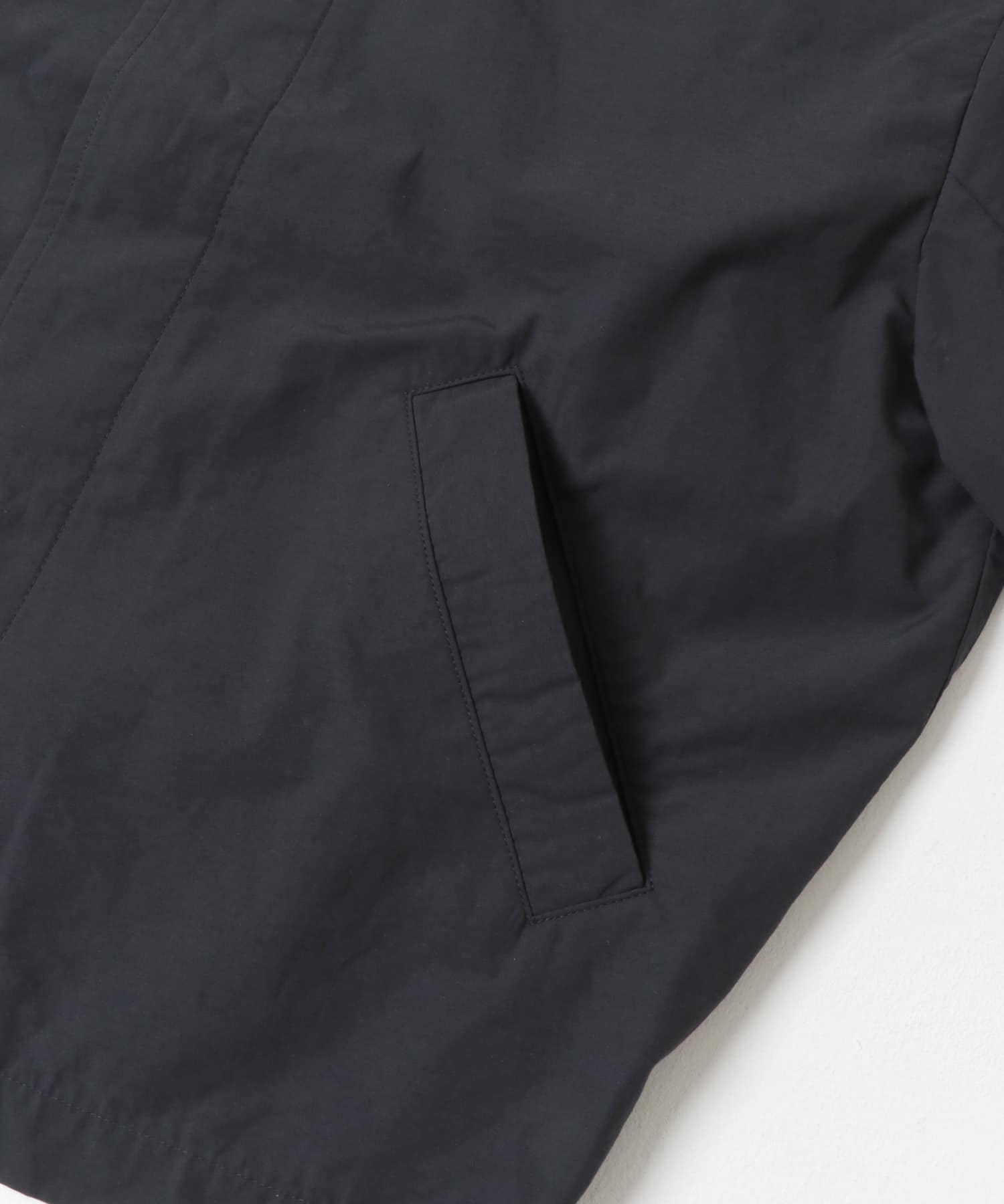 FORK&SPOON　ステンカラーショートコート NAVY 1