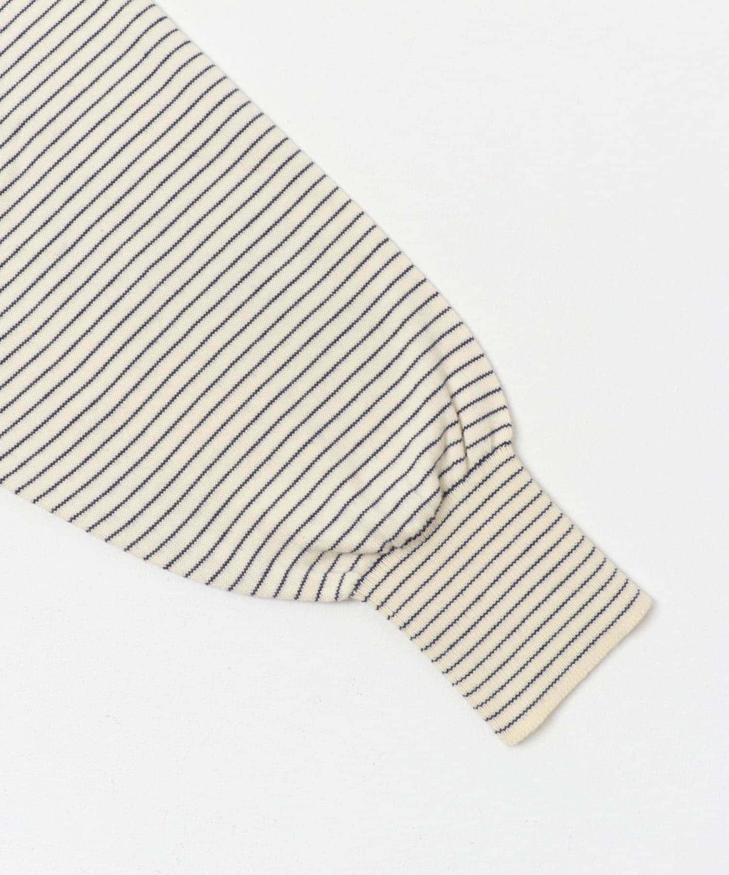 FORK&SPOON　ボーダークルーネックニット IVOxNVY 1