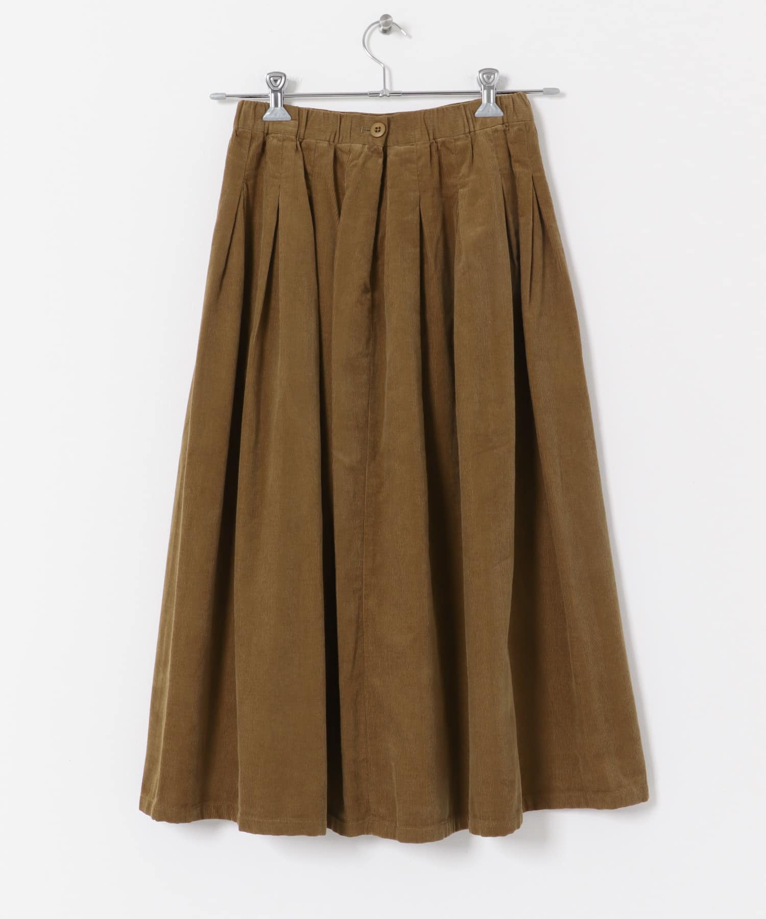 FORK&SPOON　コーデュロイスカート BROWN 1