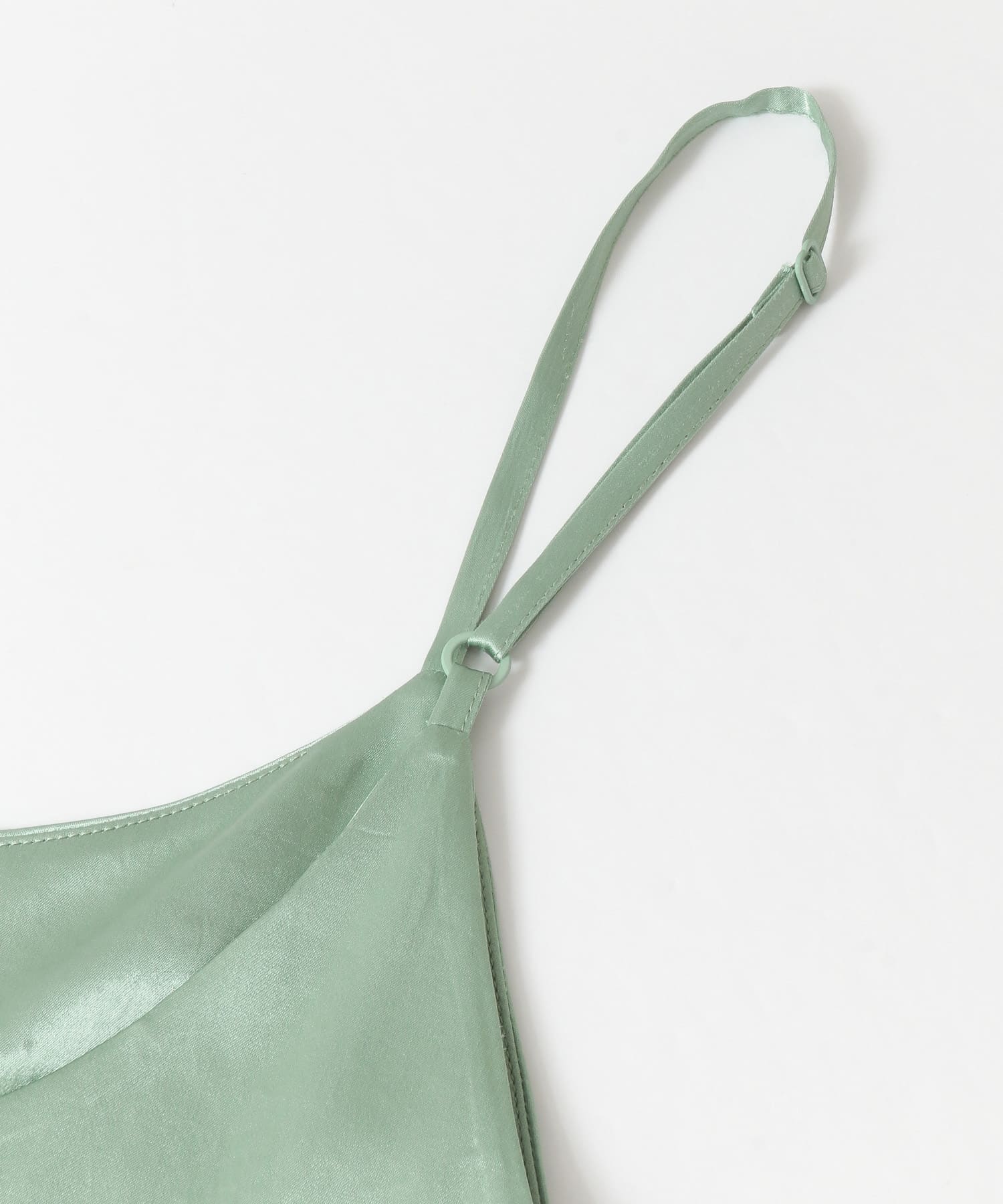 thint　クラッシュサテンサロペット MINT one