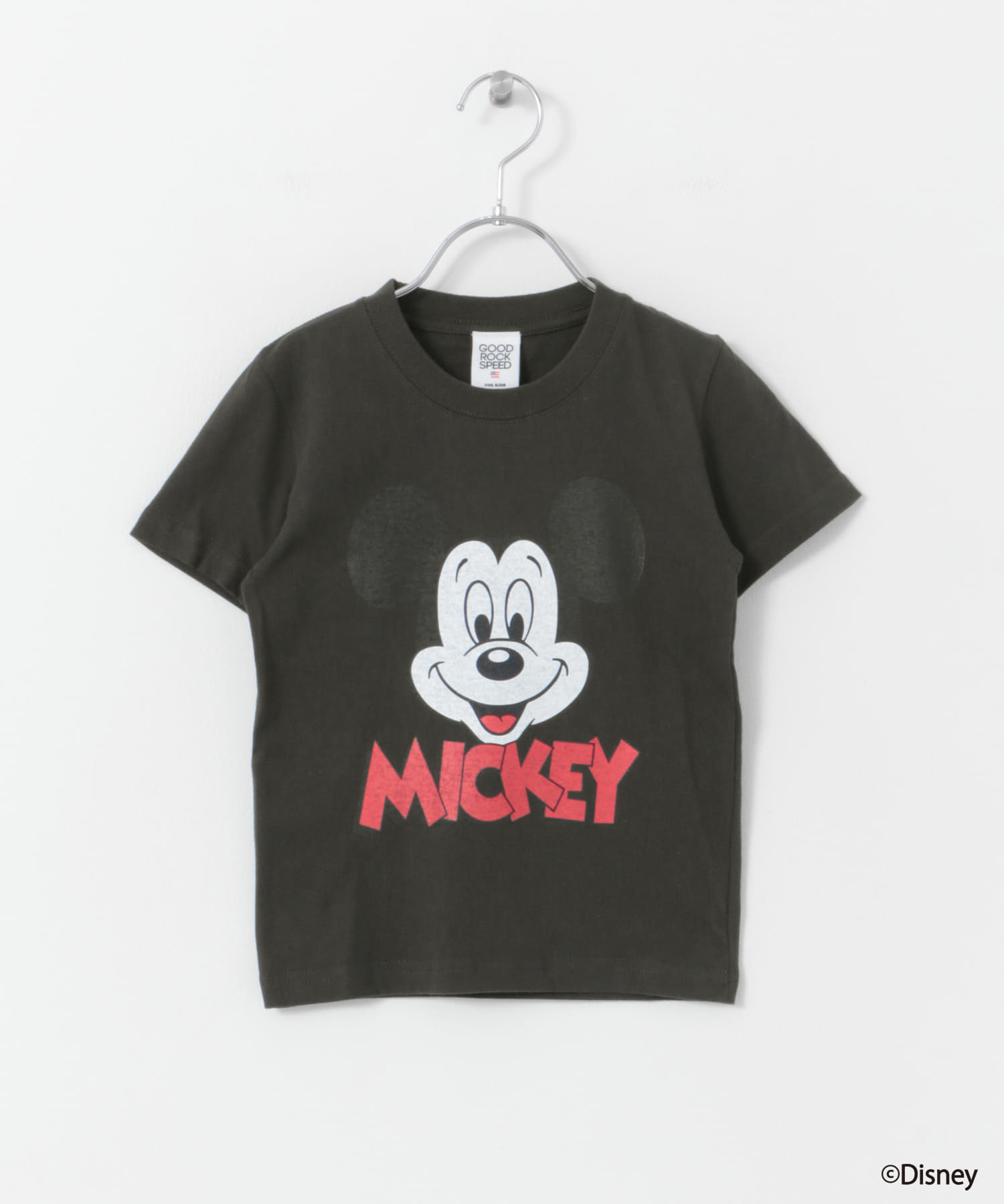 GOOD ROCK SPEED　Disney / Tシャツ スミクロ 110