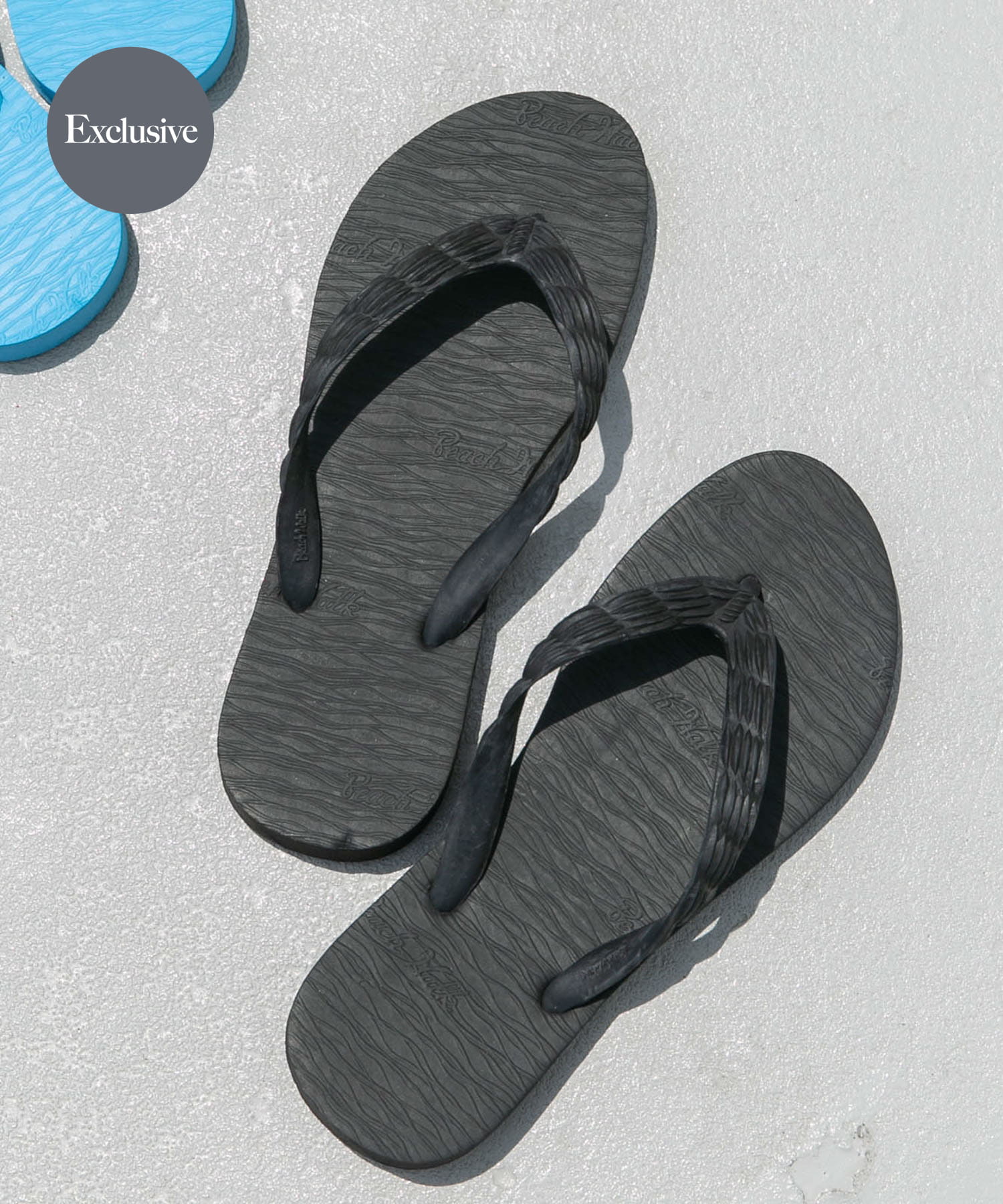 『一部別注カラー』BEACH WALK　ビーチサンダル(KIDS) BLACK 17