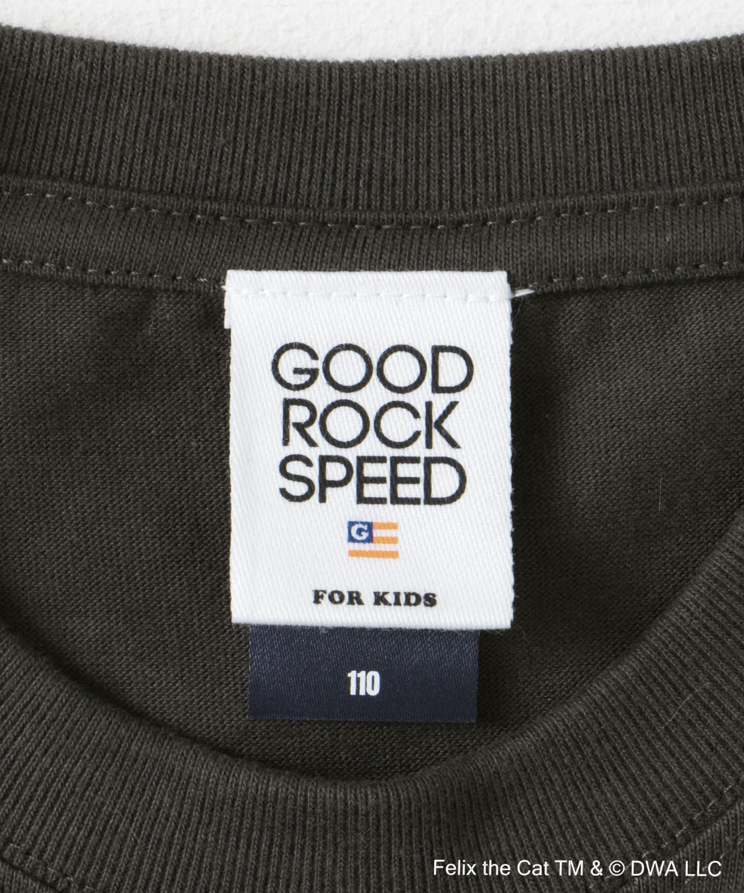 GOOD ROCK SPEED　Felix Tシャツ スミクロ 110