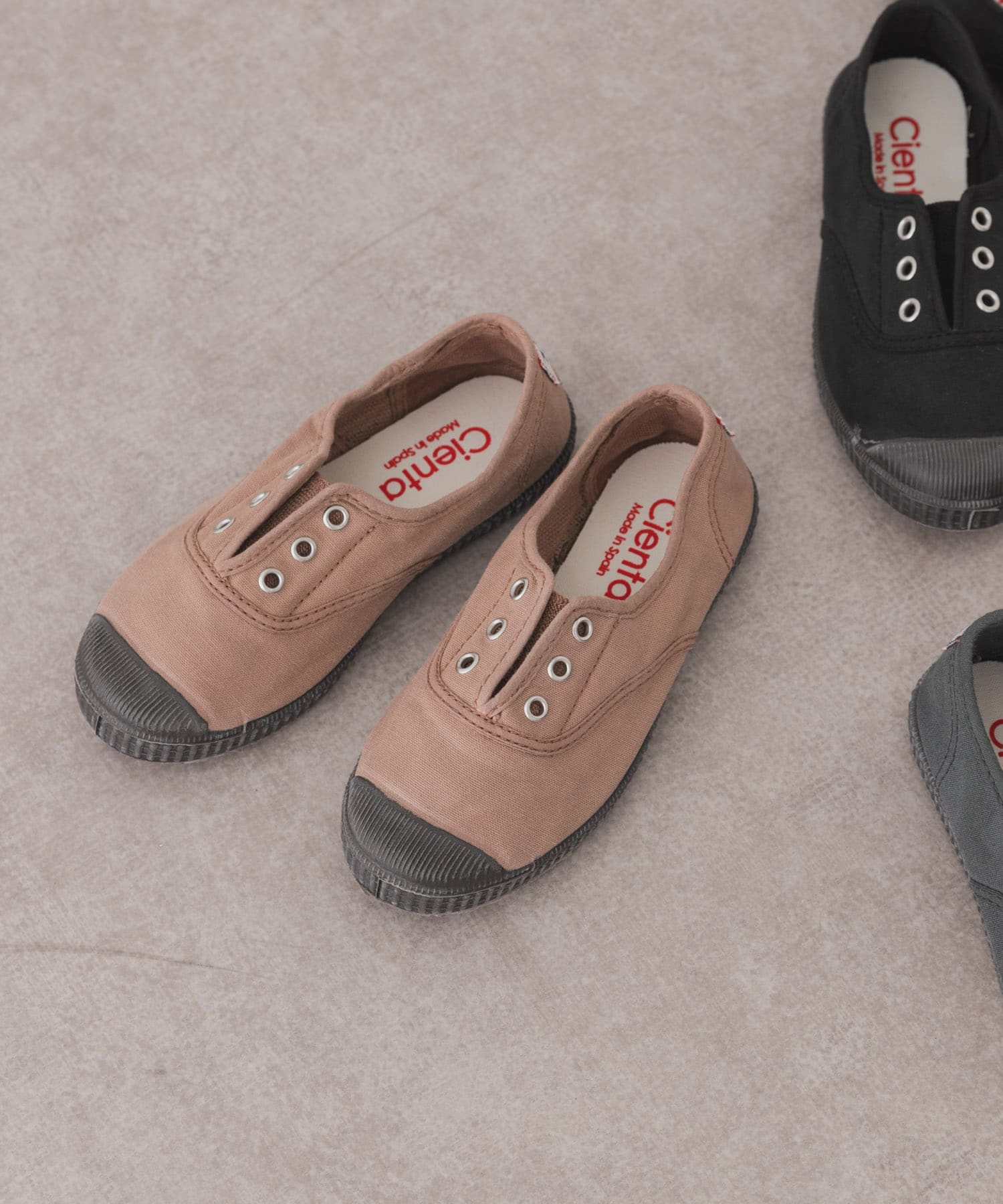 Cienta　キャンバスシューズ(KIDS) BEIGE 17