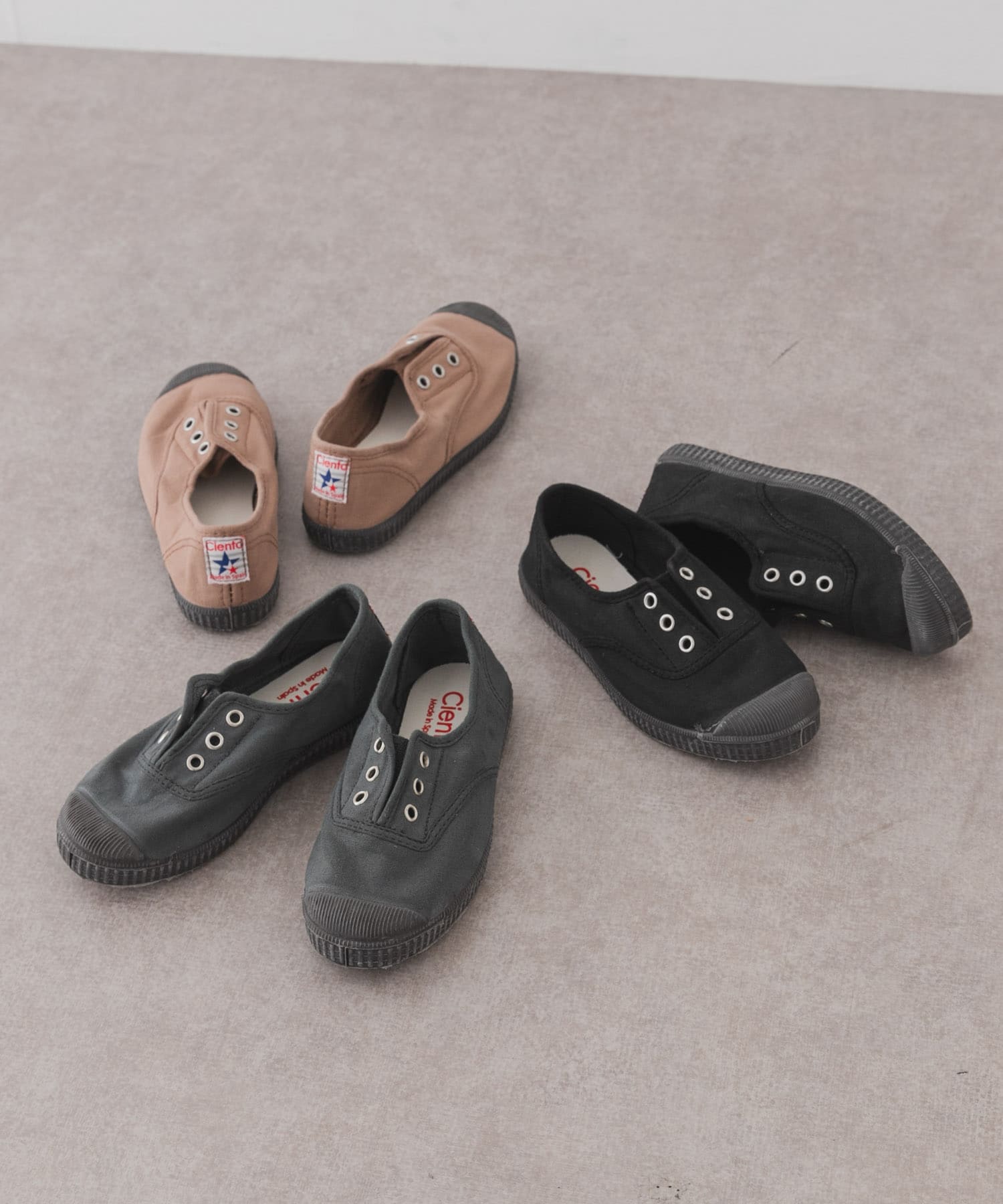 Cienta　キャンバスシューズ(KIDS) NEGRO 17