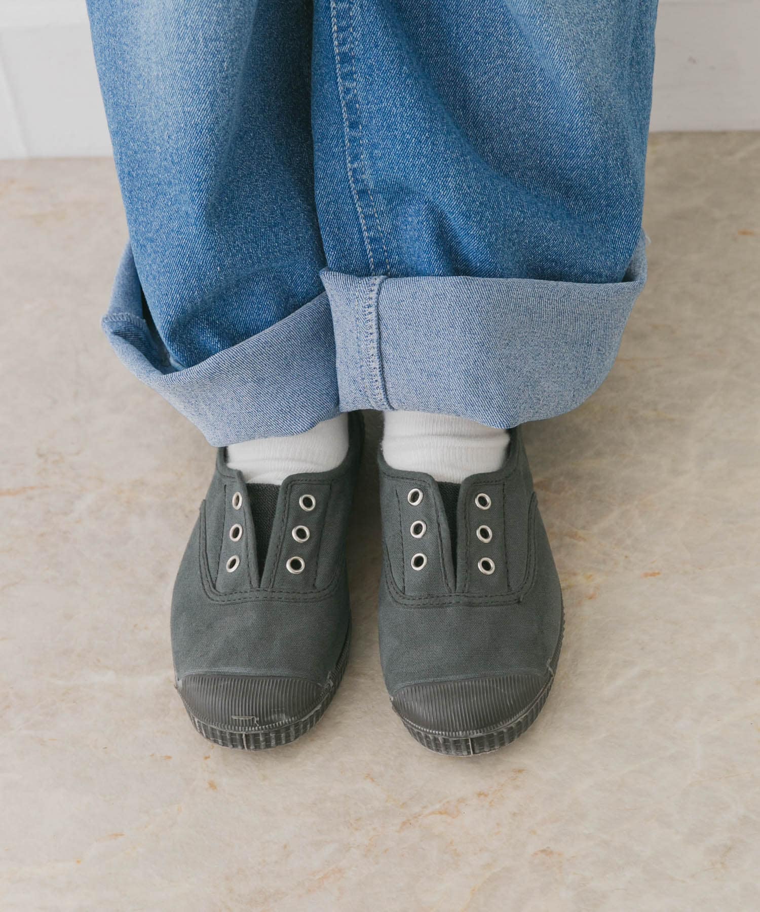 Cienta　キャンバスシューズ(KIDS) ANTRACITA 17