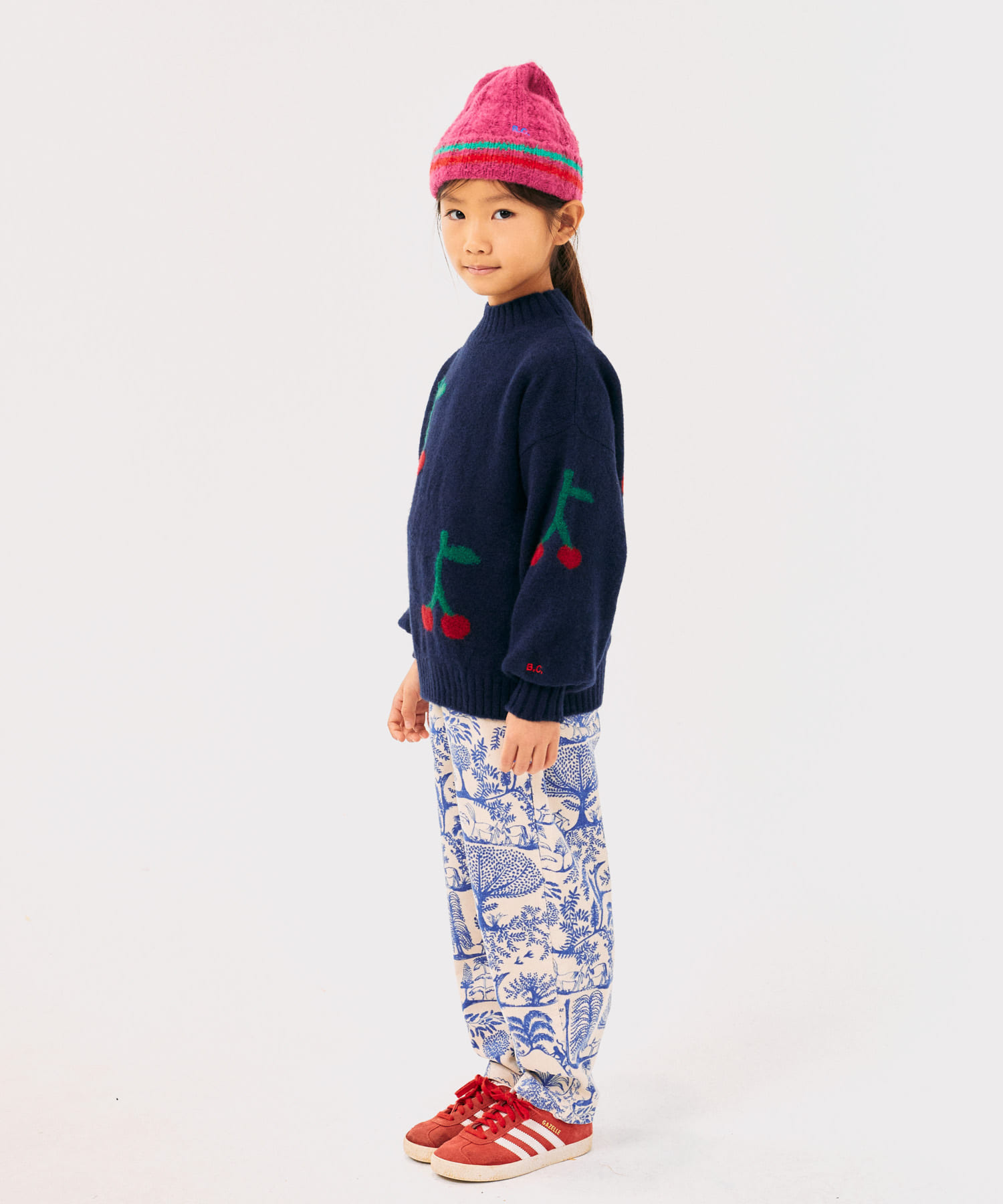 BOBO CHOSES　over turtle neck(KIDS) NAVY 100