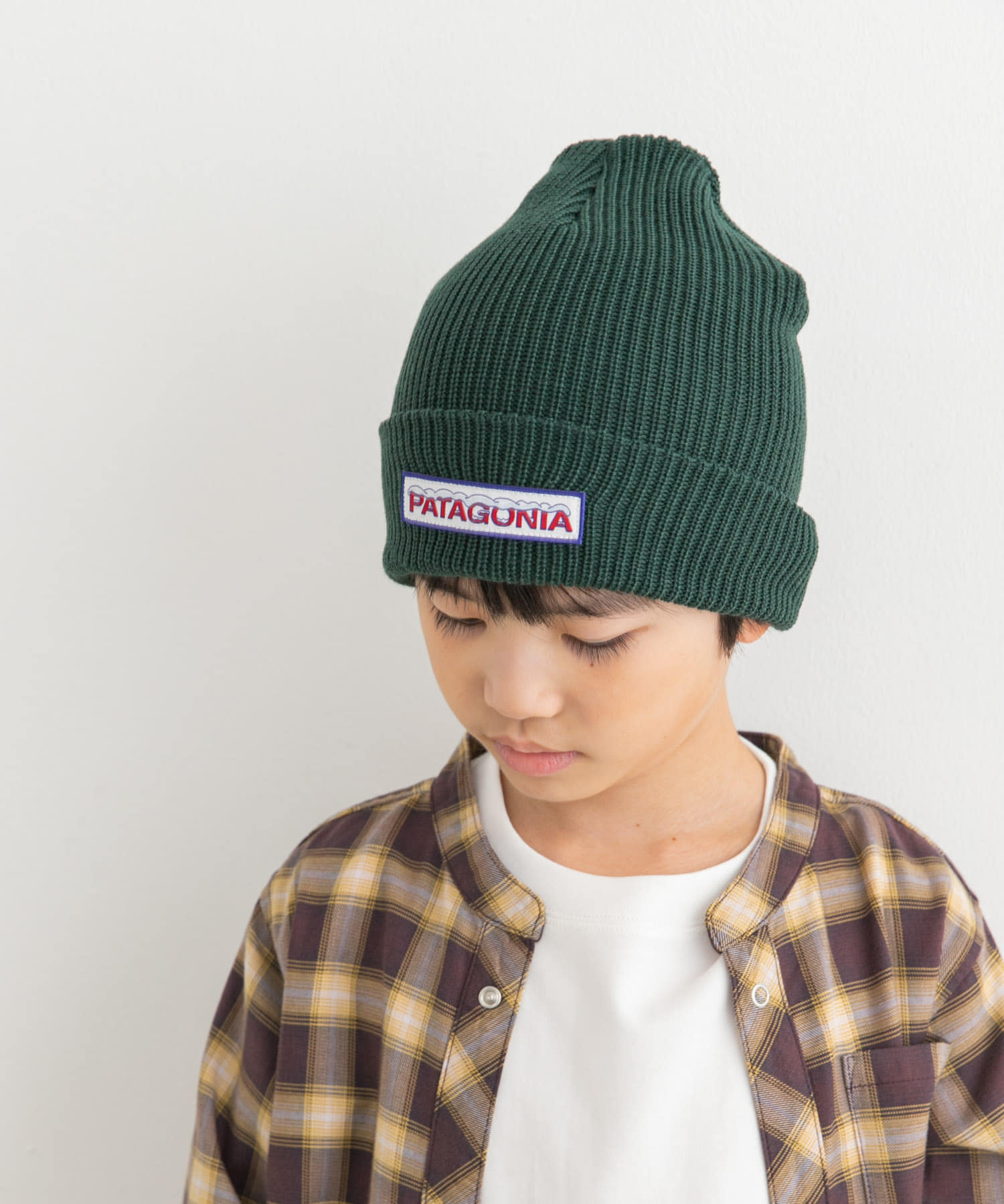 patagonia　Logo Beanie(KIDS)