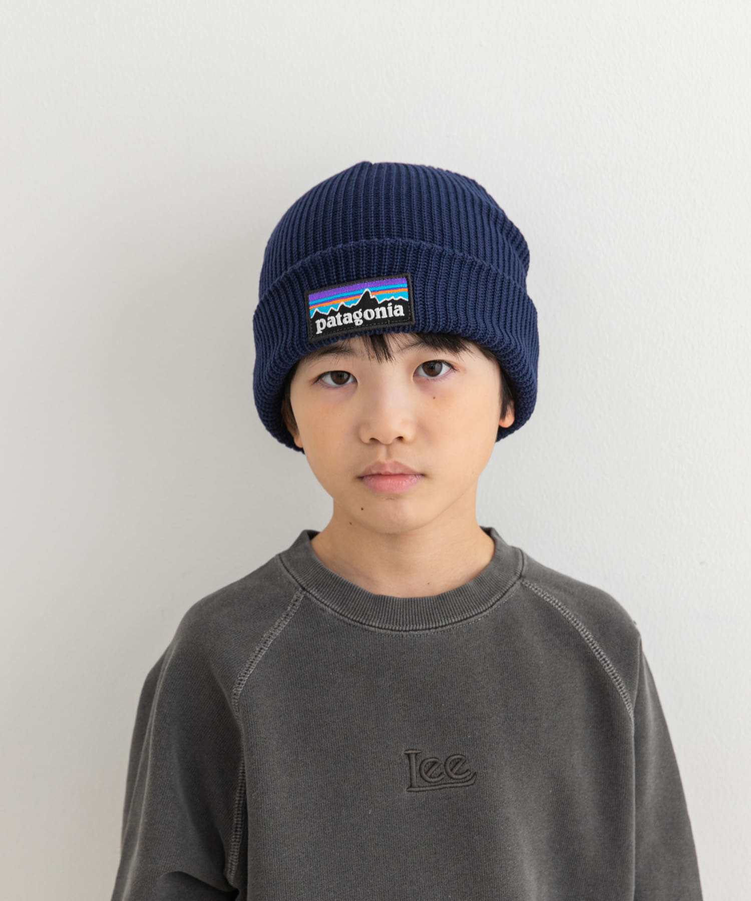 patagonia　Logo Beanie(KIDS)