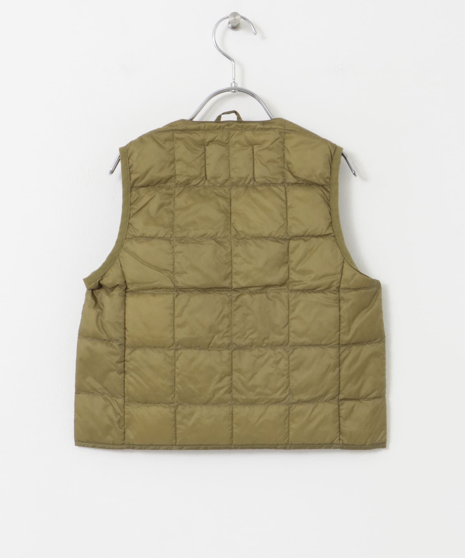 TAION　V-NECK BUTTON DOWN VEST(KIDS) BEIGE 110