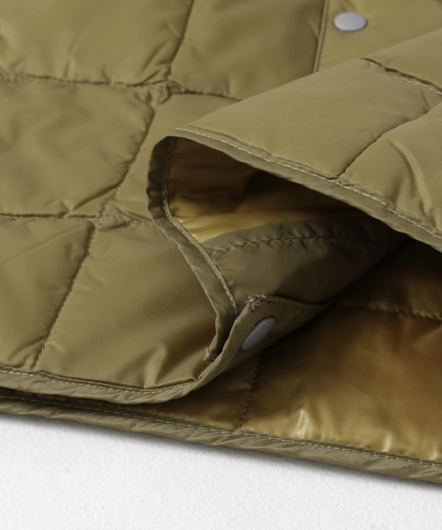 TAION　V-NECK BUTTON DOWN VEST(KIDS) BEIGE 110