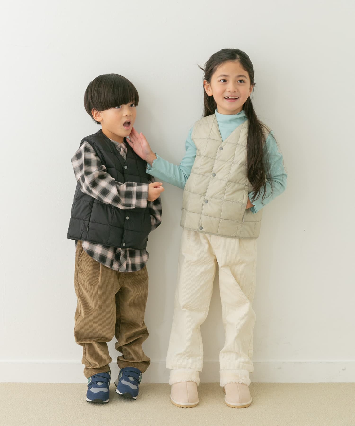 身長：108cm サイズ：120 / 身長：123cm サイズ：130