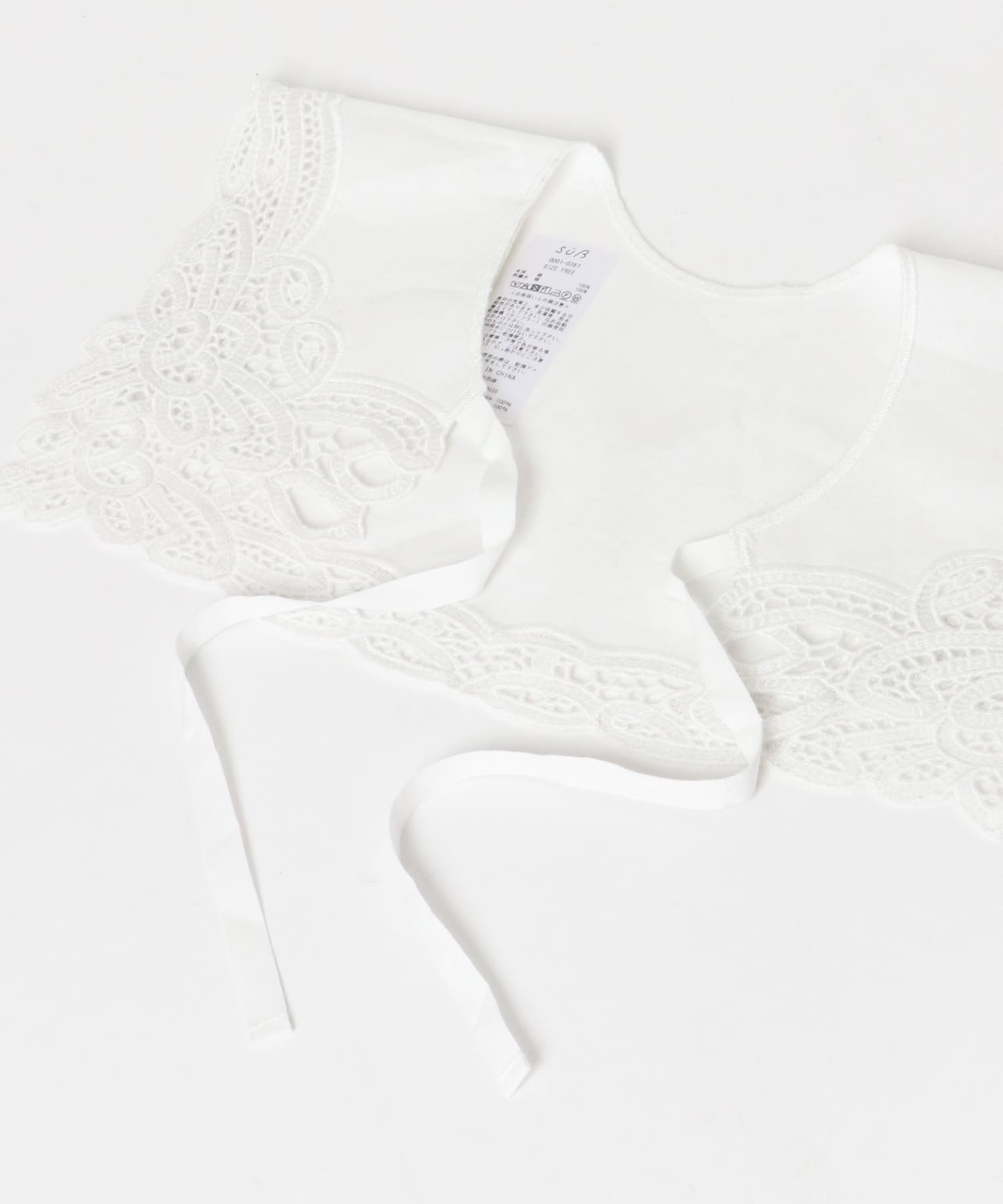 ジュース　Pure white lace collar sailor white FREE