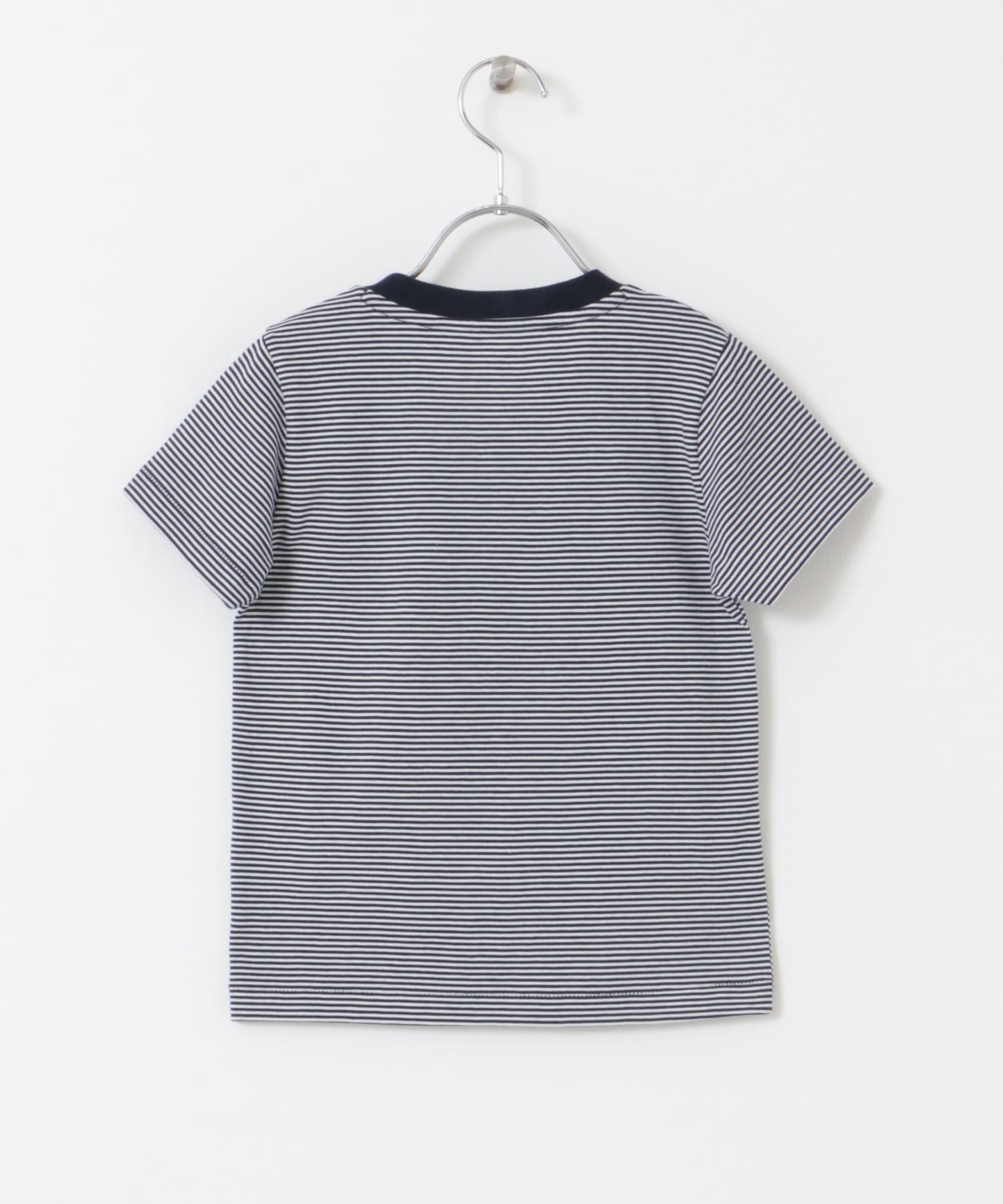DANTON　KIDS T/C INNER T-SHIRTS(KIDS) NVY×WHT 115