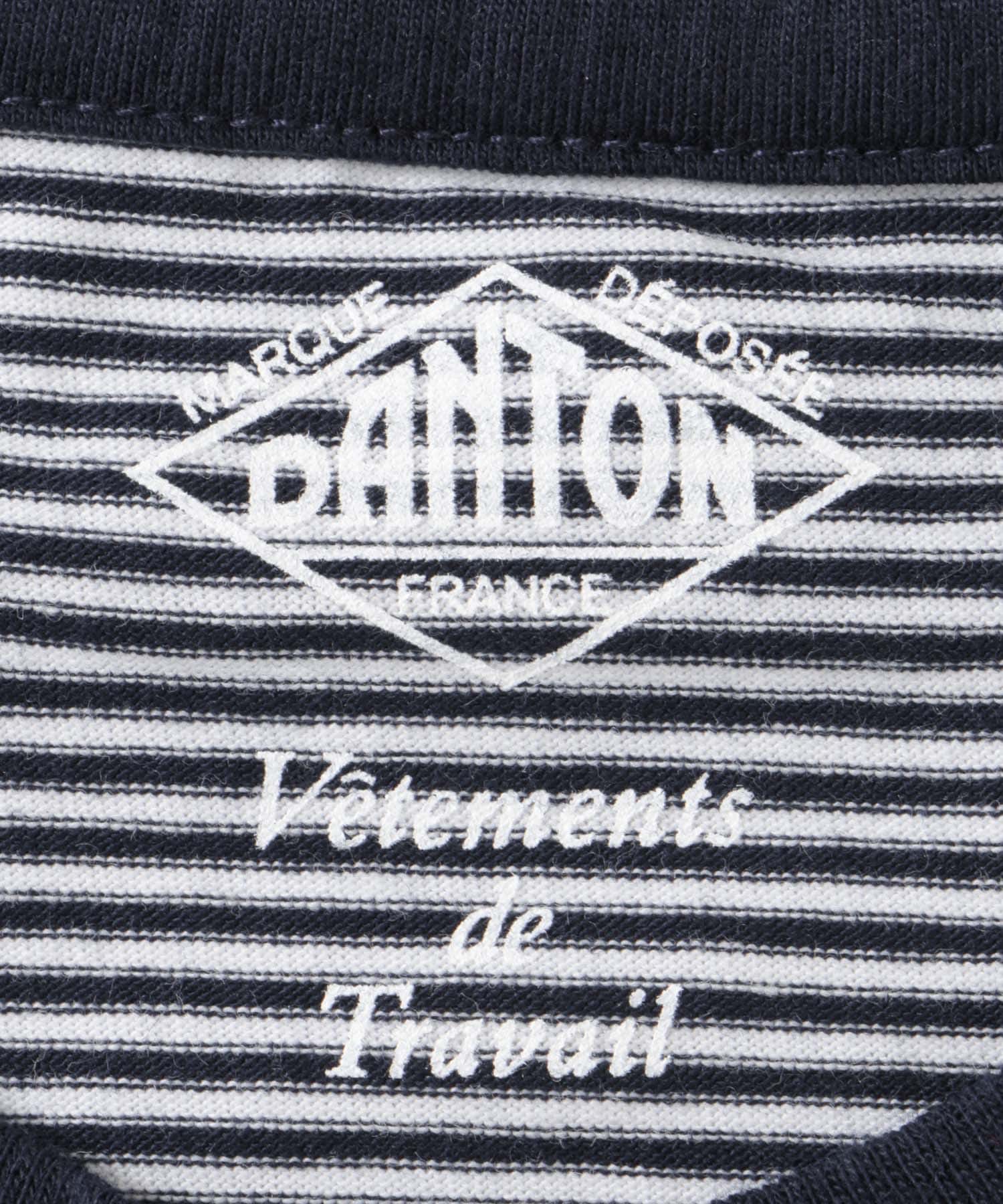 DANTON　KIDS T/C INNER T-SHIRTS(KIDS) NVY×WHT 115
