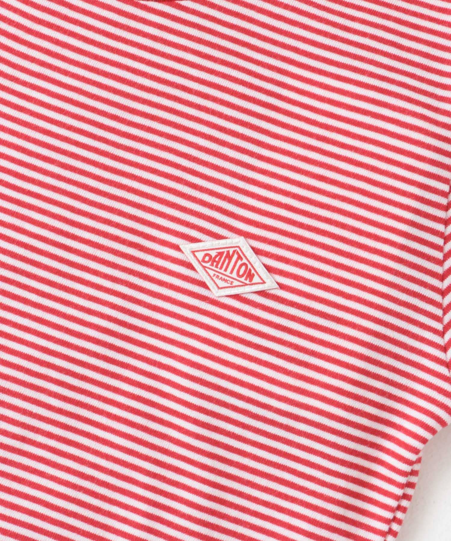 DANTON　KIDS T/C INNER T-SHIRTS(KIDS) RED×WHT 115