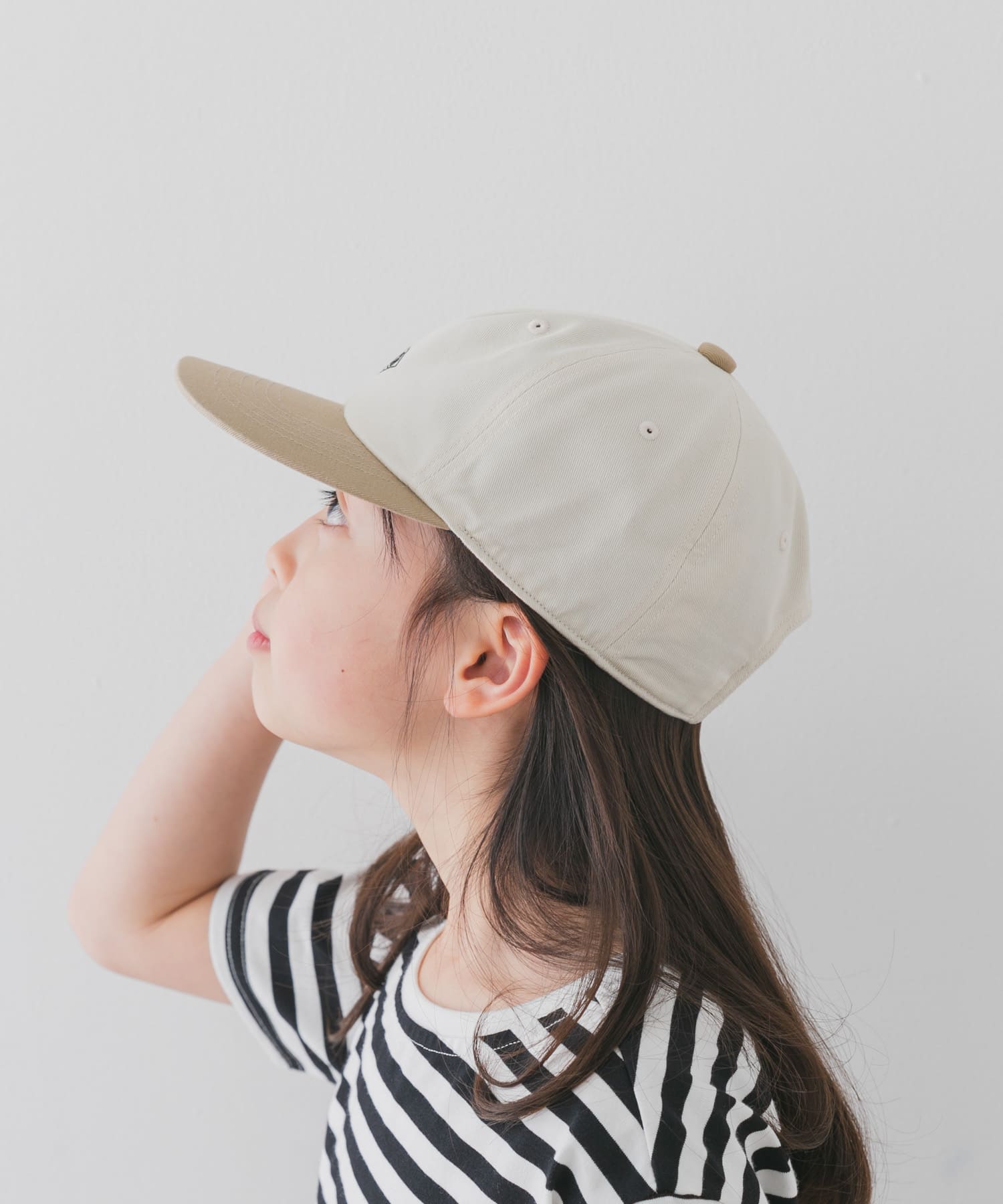 DANTON　KIDS 6PANEL2TONE CAP ECR×BEG -