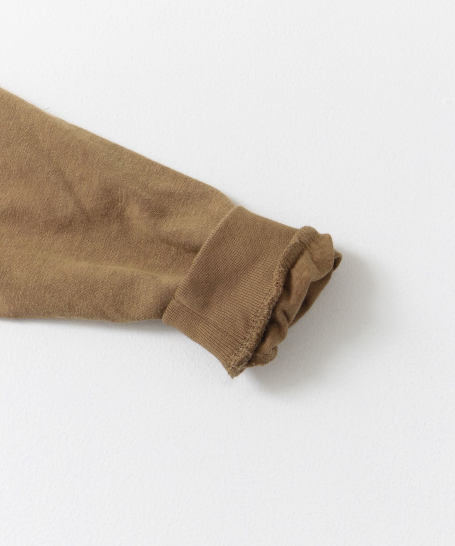 『別注』FRUIT OF THE LOOM×DOORS　サークルロゴ長袖Tシャツ(KIDS) BROWN 105