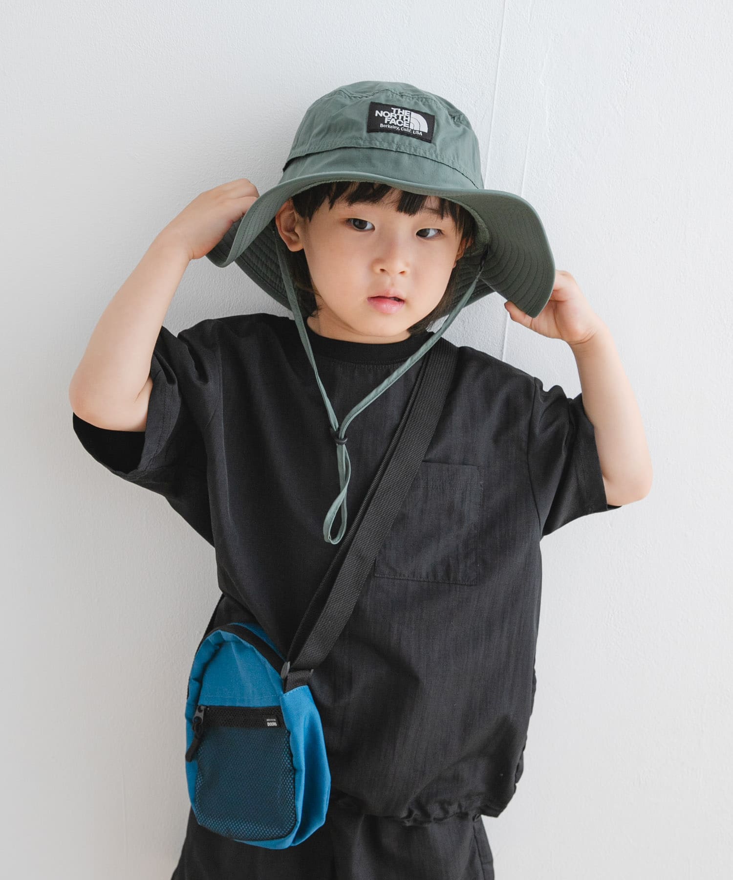 THE NORTH FACE　Kids Horizon Hat(KIDS) ダックグリーン -