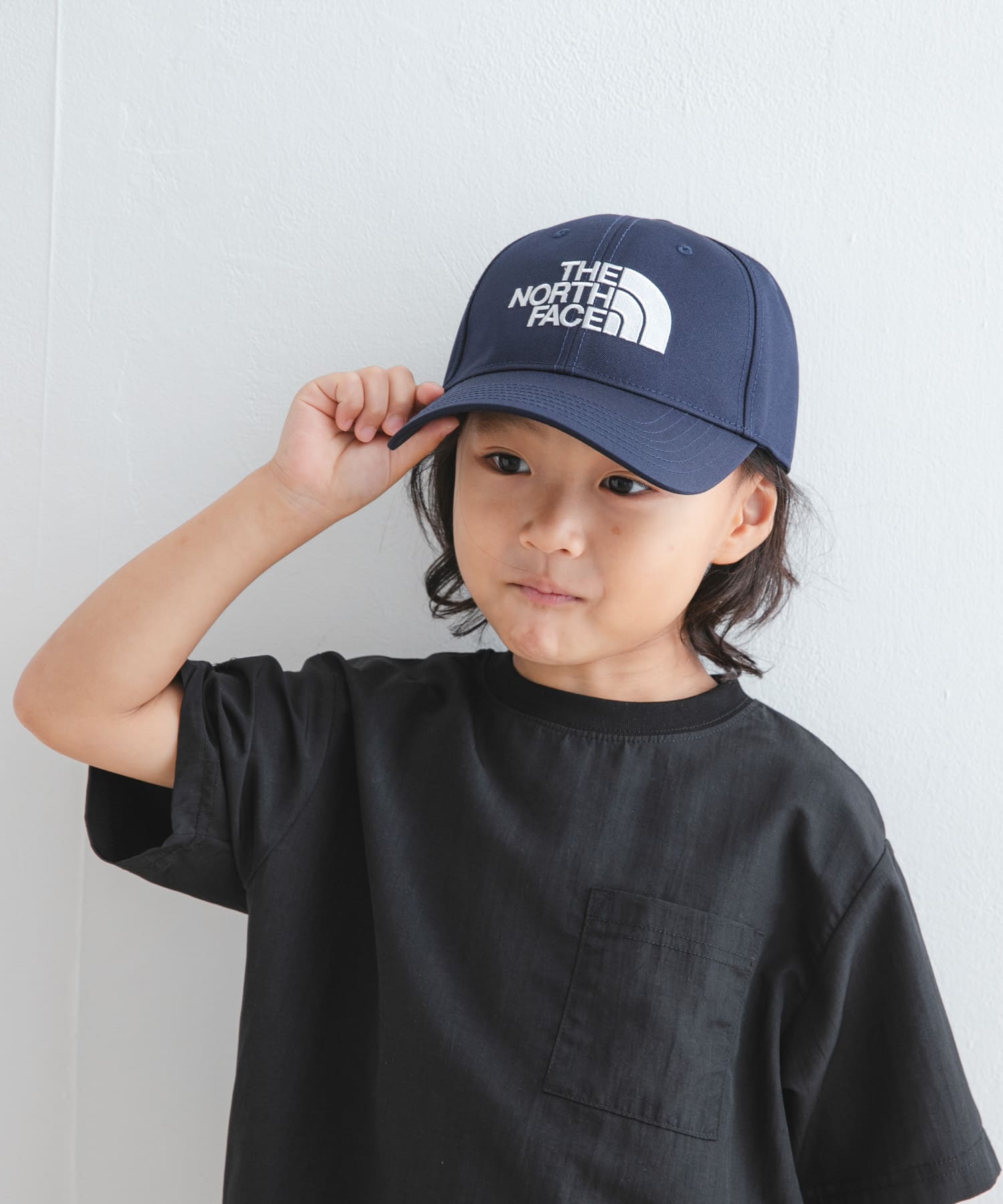 THE NORTH FACE　Kids TNF Logo Cap(KIDS) ネイビー -