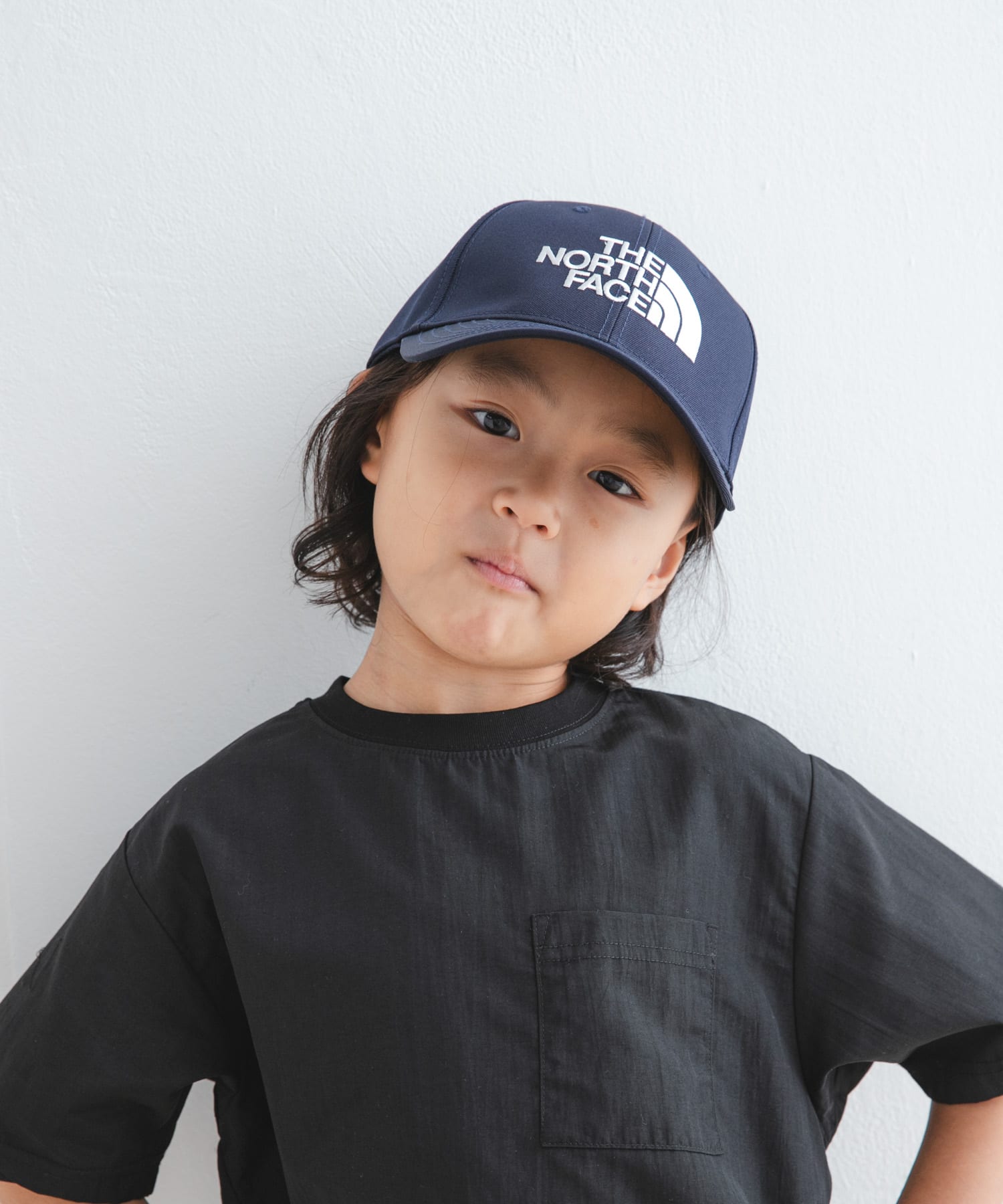 THE NORTH FACE　Kids TNF Logo Cap(KIDS) ネイビー -