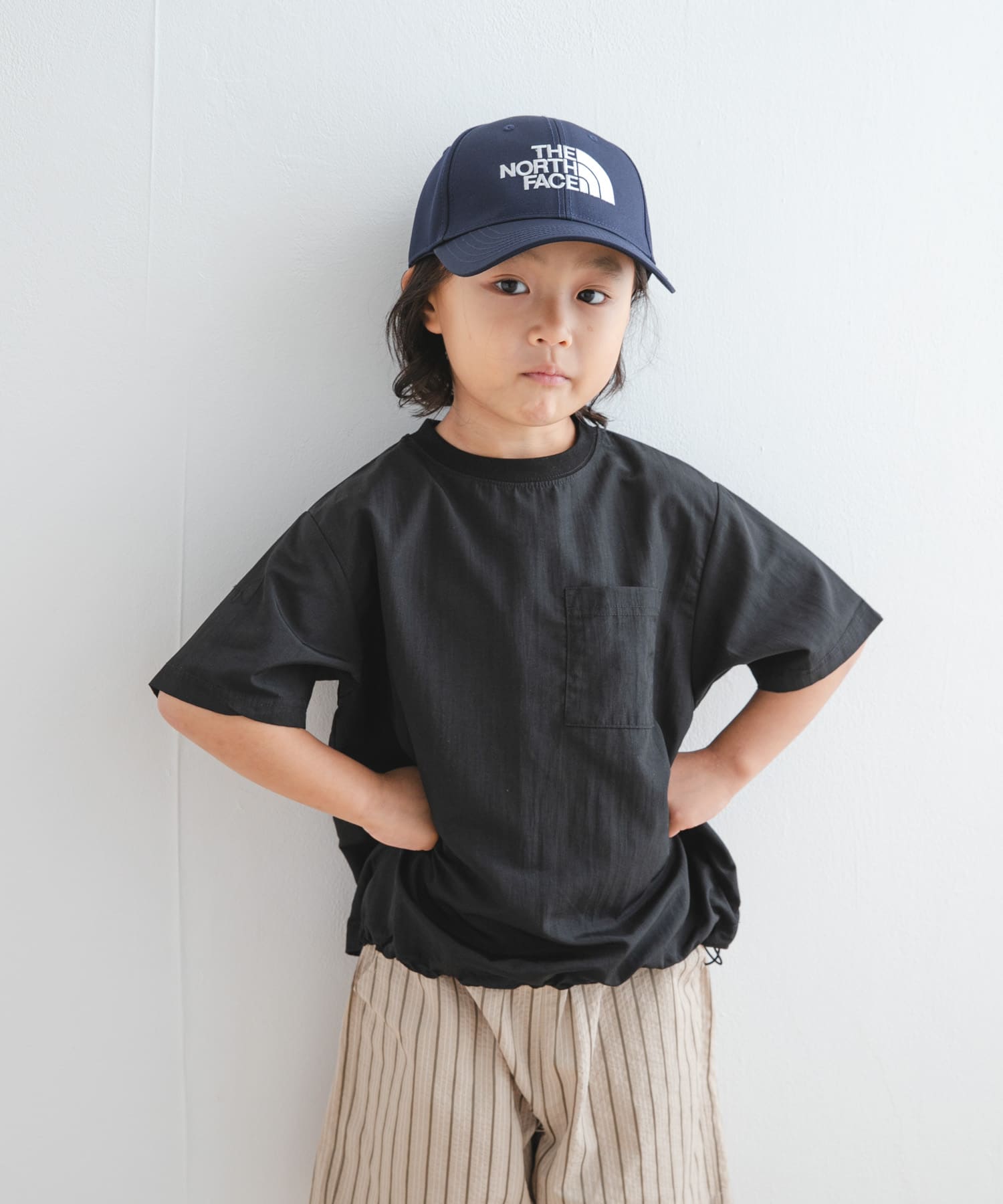 THE NORTH FACE　Kids TNF Logo Cap(KIDS) ネイビー -