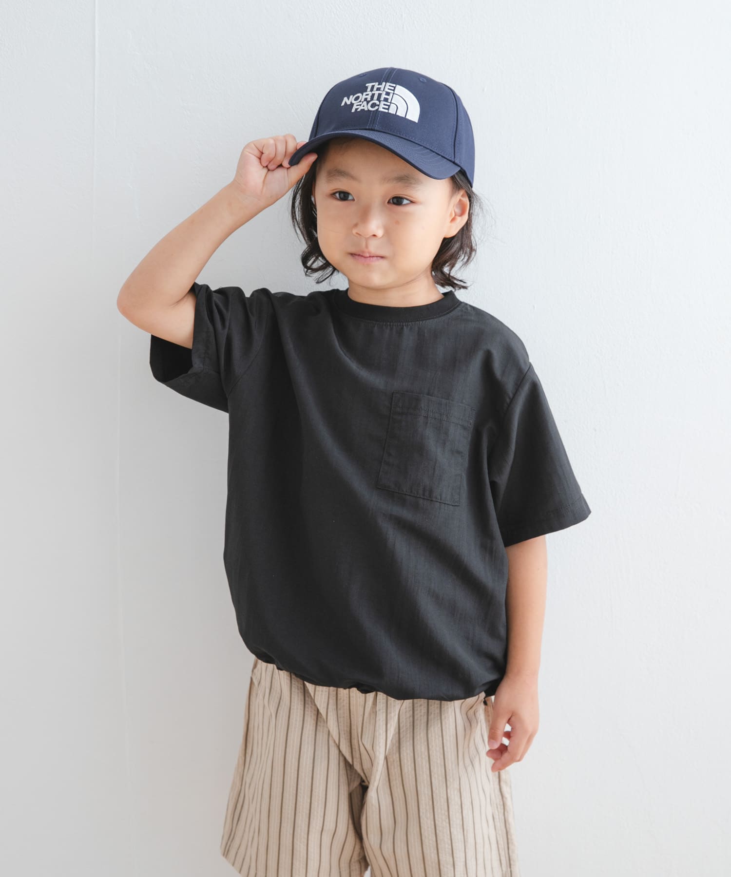 THE NORTH FACE　Kids TNF Logo Cap(KIDS) ネイビー -