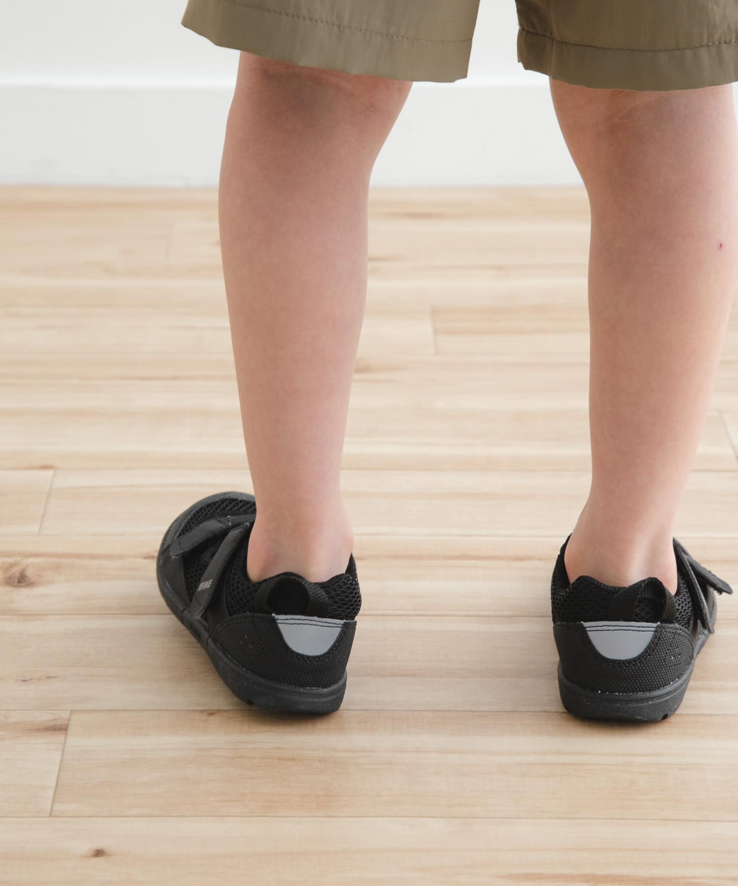 IFME　ダブルベルトウォーターシューズ(KIDS) BLACK 15