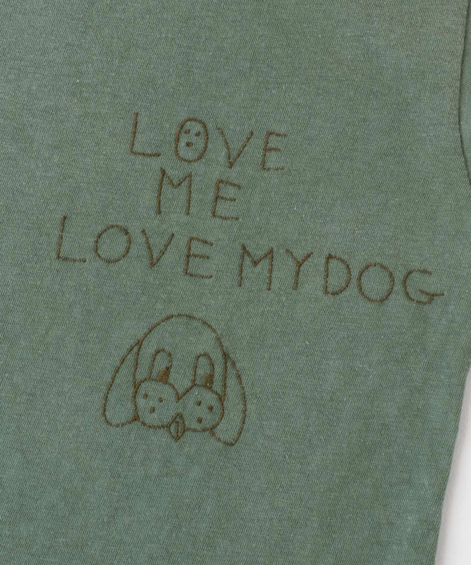 DENIM DUNGAREE　ビンテージテンジク LOVE DOG Tシャツ(KIDS) 59DKH 110