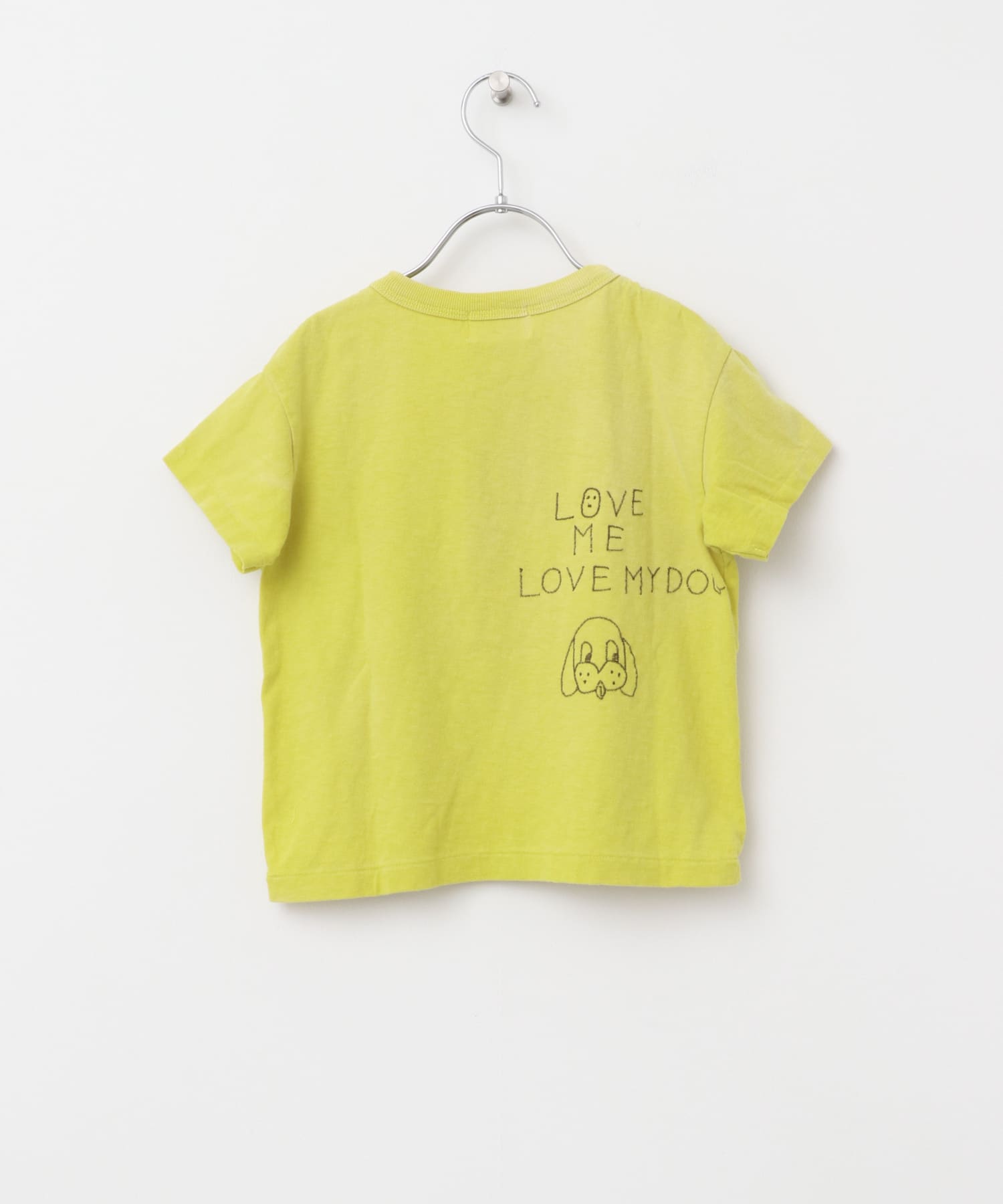 DENIM DUNGAREE　ビンテージテンジク LOVE DOG Tシャツ(KIDS) 10Y 110
