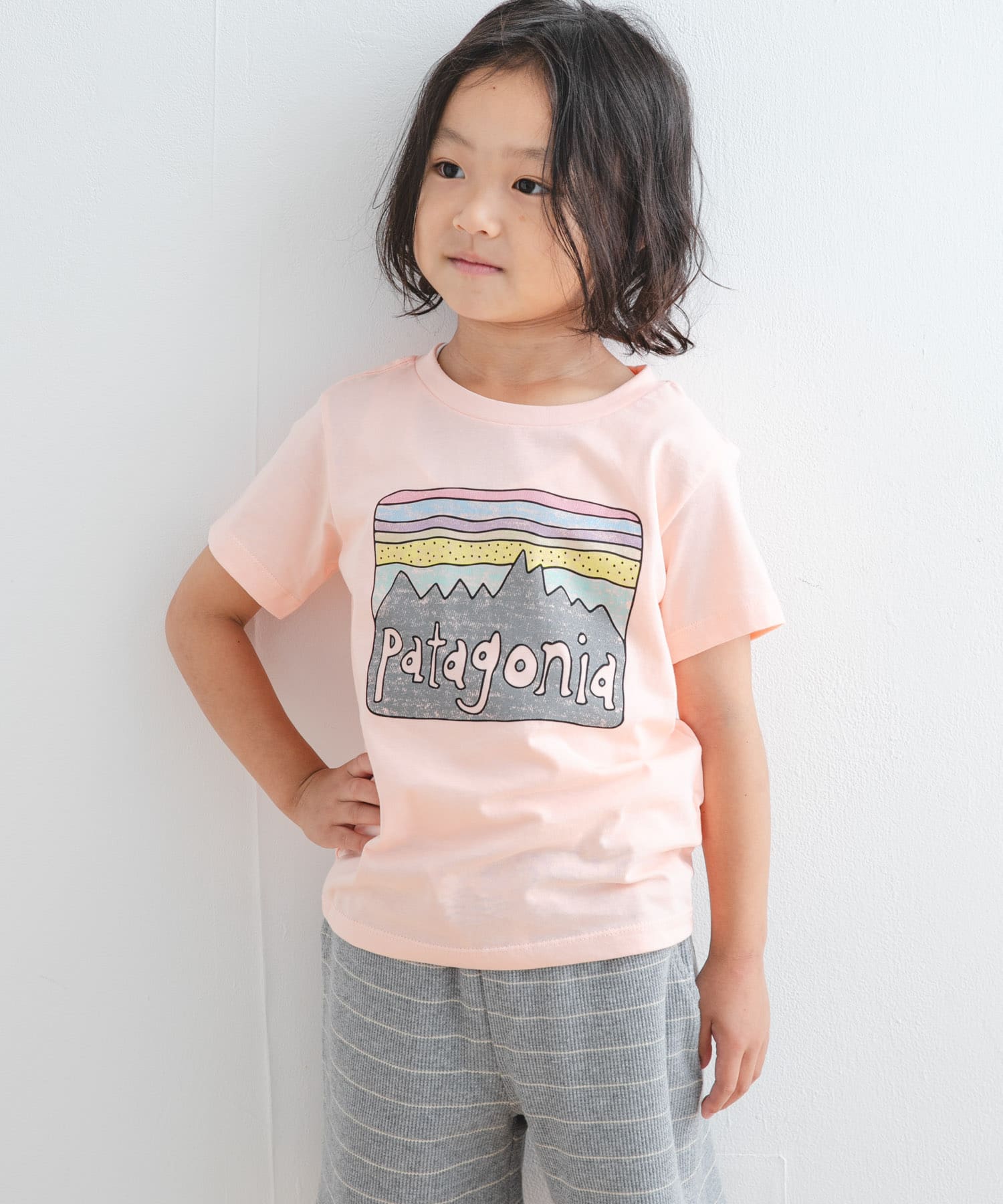 patagonia　Baby Fitz Roy T-shirts(KIDS)