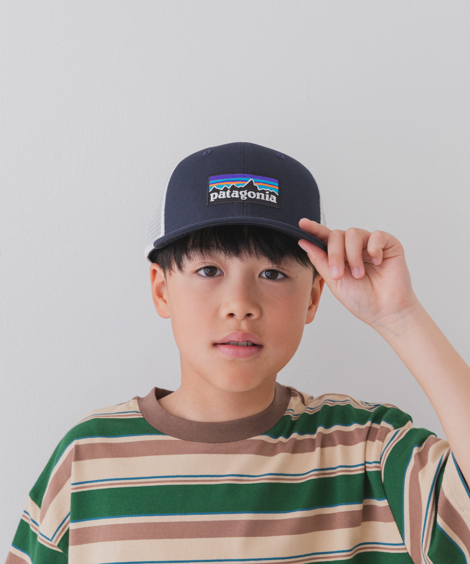 patagonia　Ks Trucker Hat(KIDS) PNVY one