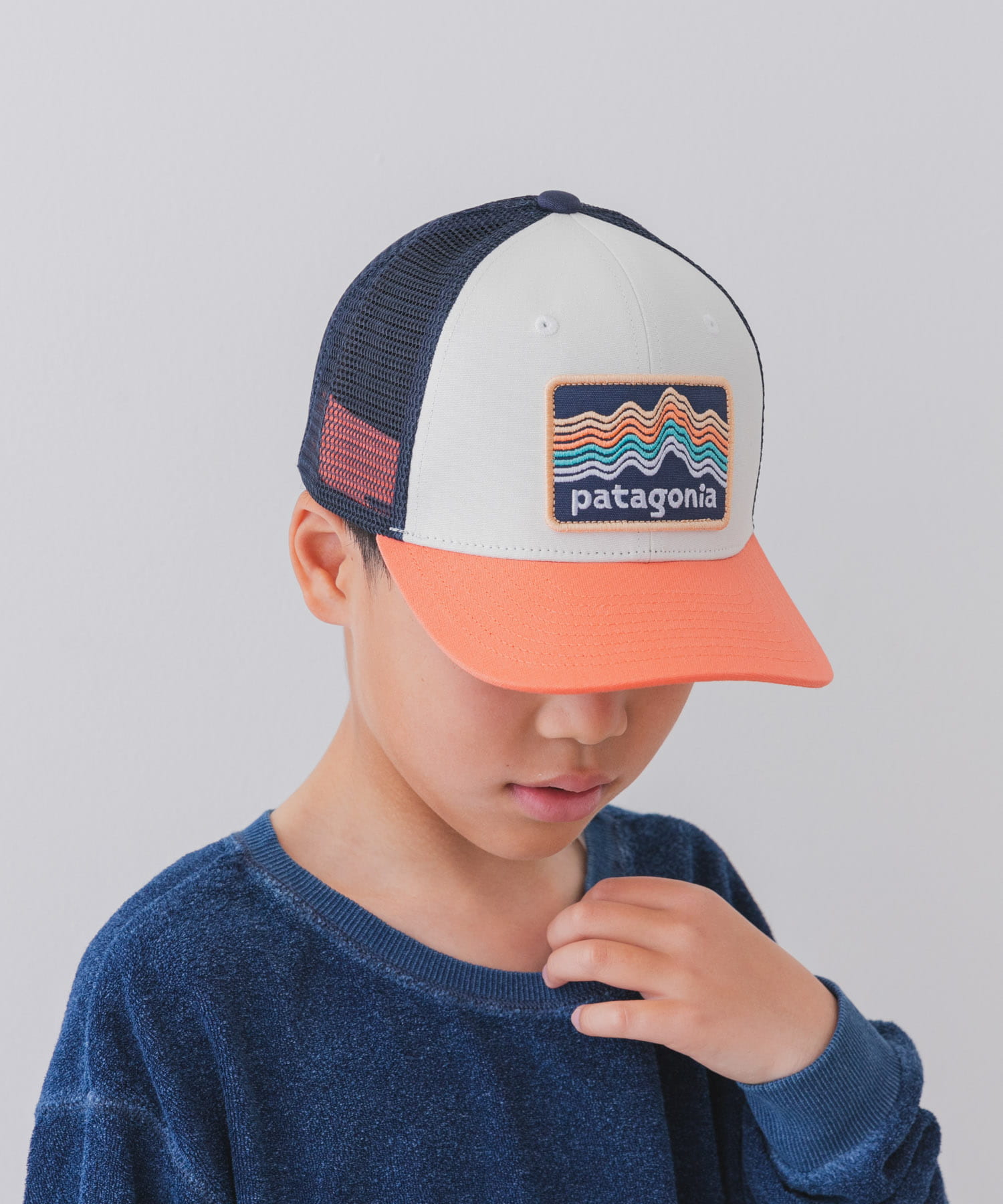 patagonia　Ks Trucker Hat(KIDS) RSCO one