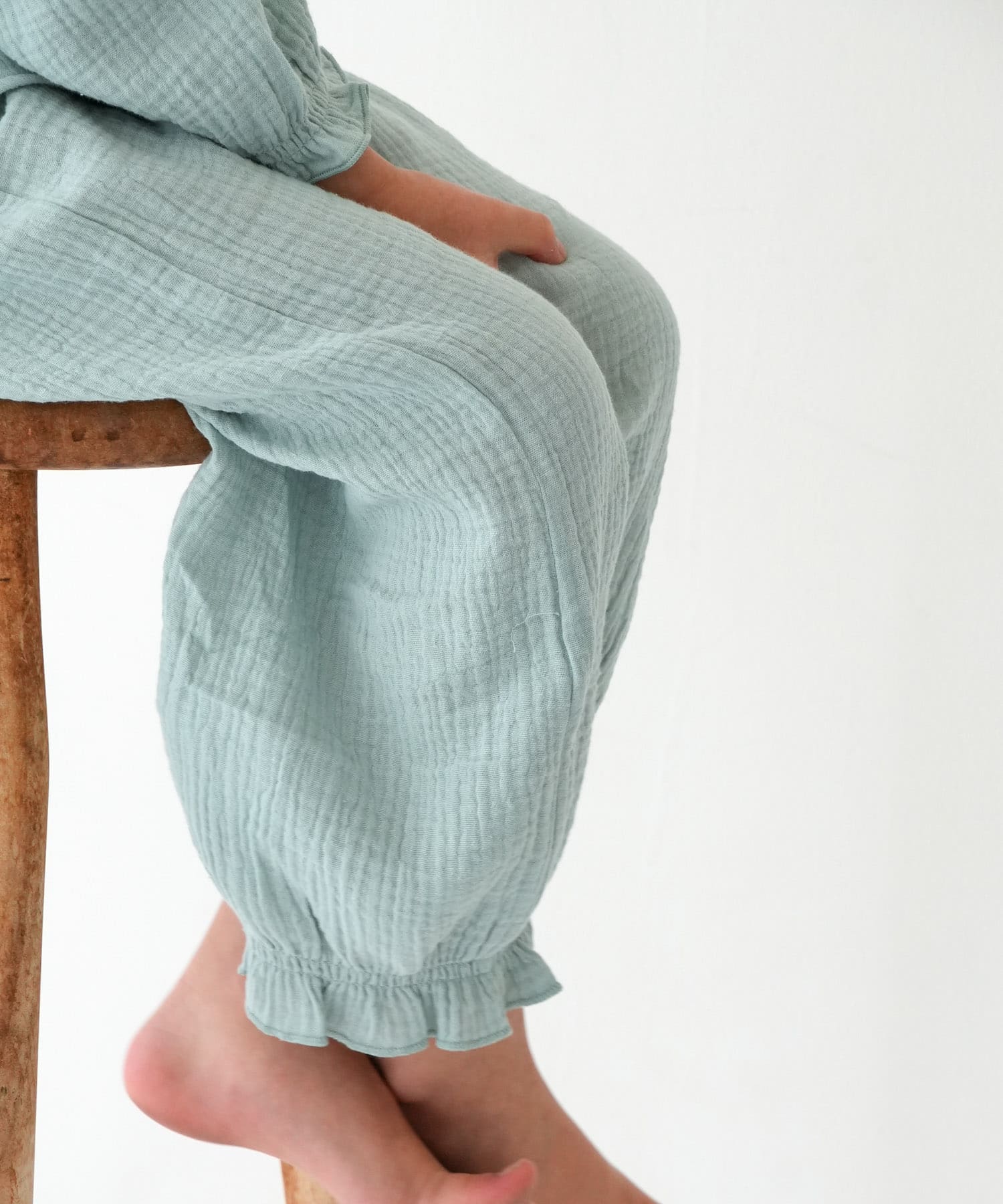 Pippi+Lotta　Aladdin crepe pants(KIDS) Mint L