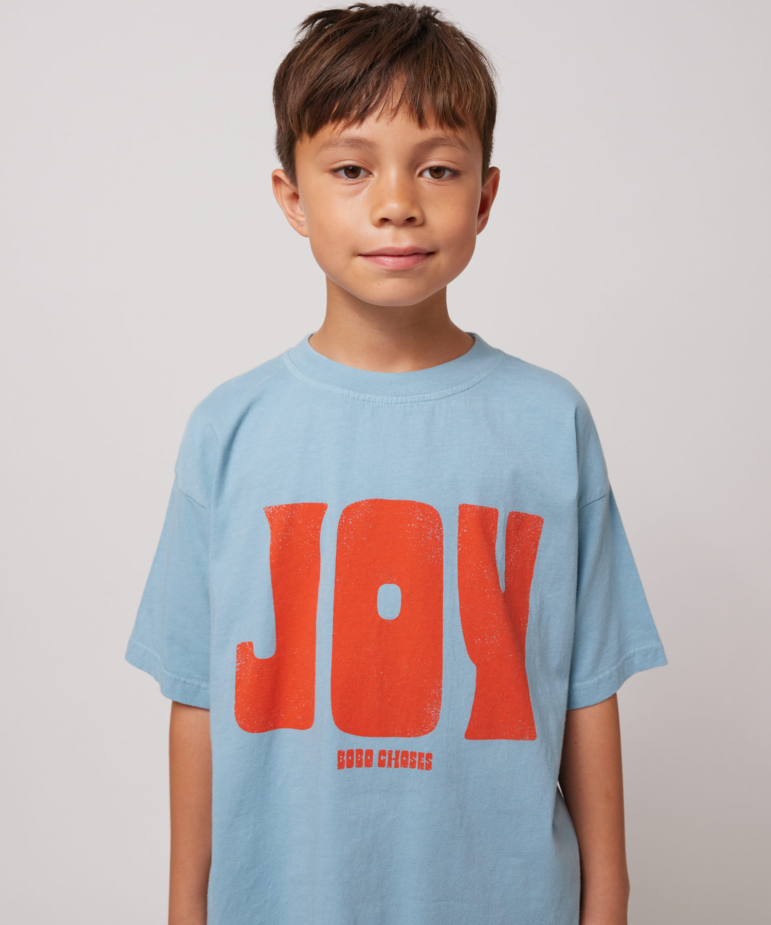 BOBO CHOSES　Joy T-shirts(KIDS) LIGHT BLUE 2-3y