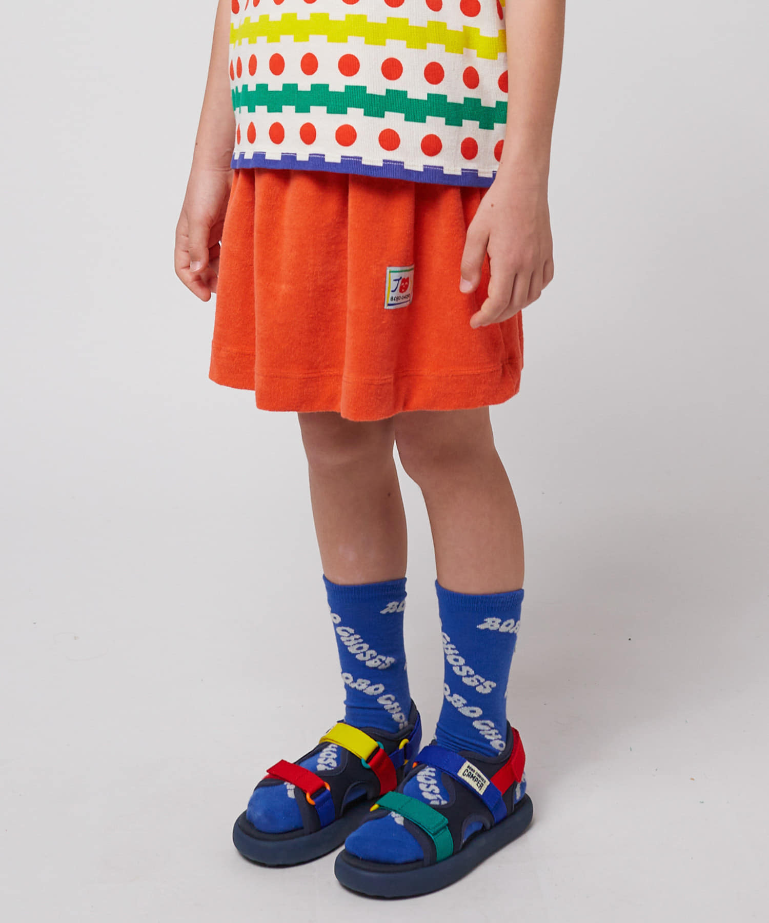 BOBO CHOSES　Smilingterry clothskirts(KIDS)