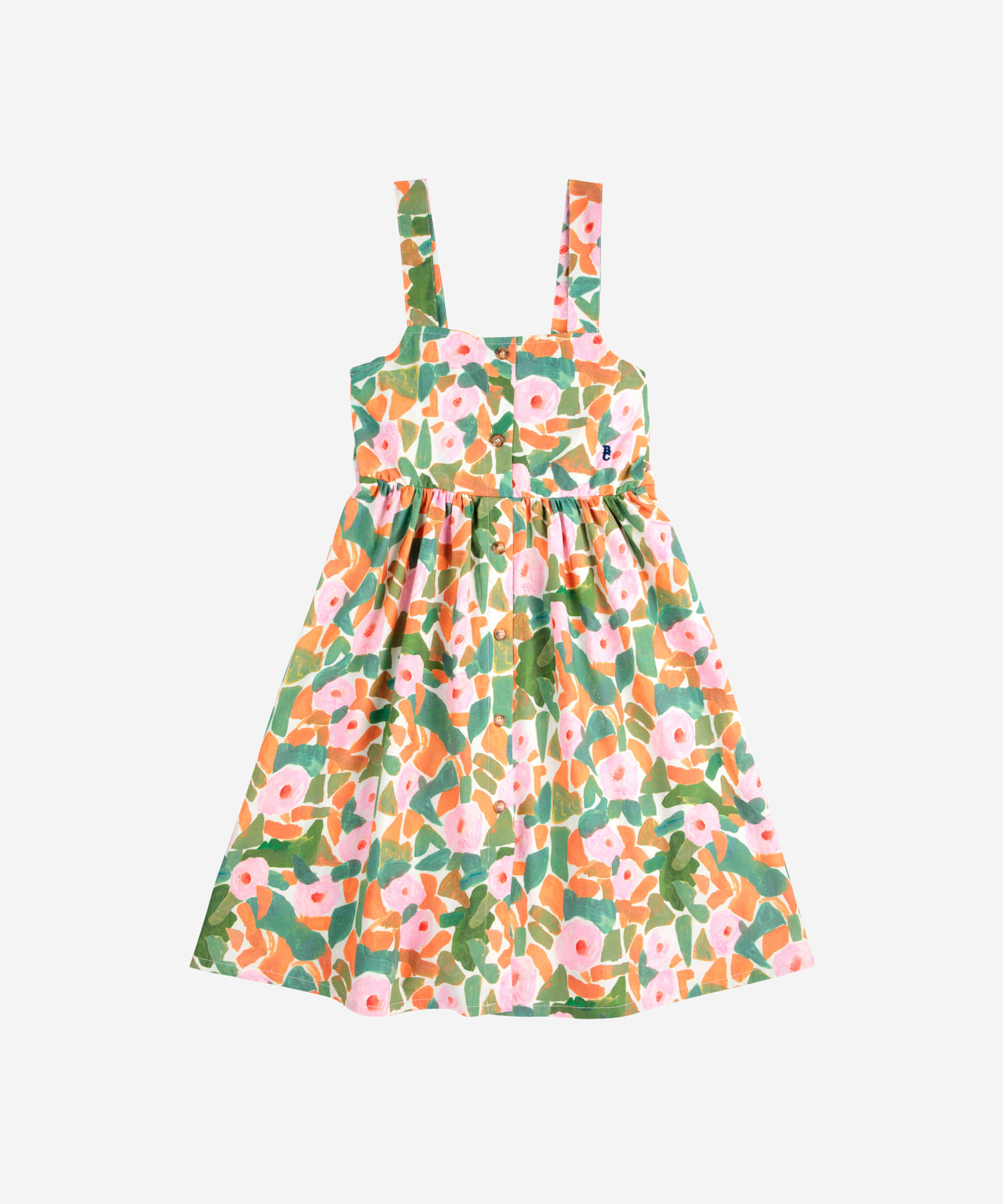 BOBO CHOSES　Floral strap dress(KIDS) FLORAL 2-3y