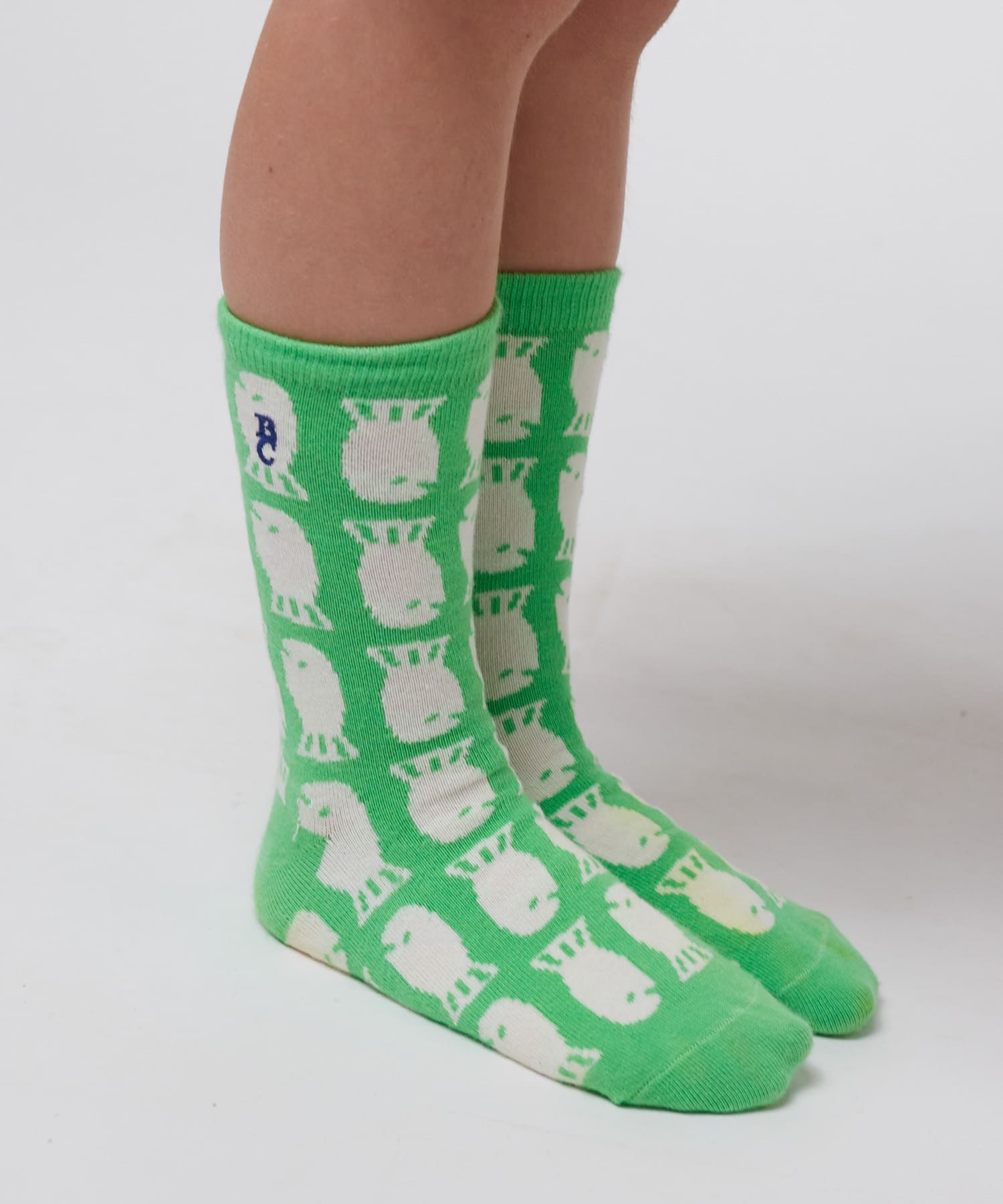BOBO CHOSES　LuckyFishalloverLongsocks(KIDS) GREEN 16-18