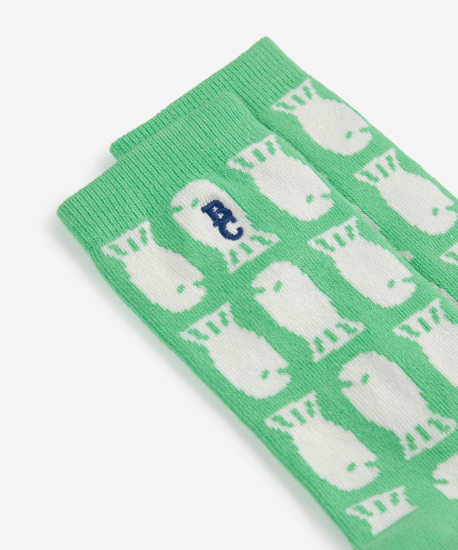 BOBO CHOSES　LuckyFishalloverLongsocks(KIDS) GREEN 16-18