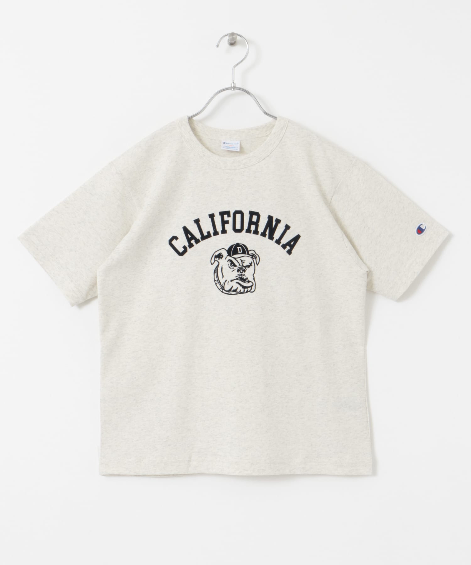『WEB/一部店舗限定』『別注』Champion×DOORS　BULLDOG Tシャツ(KIDS) OATMEAL 150