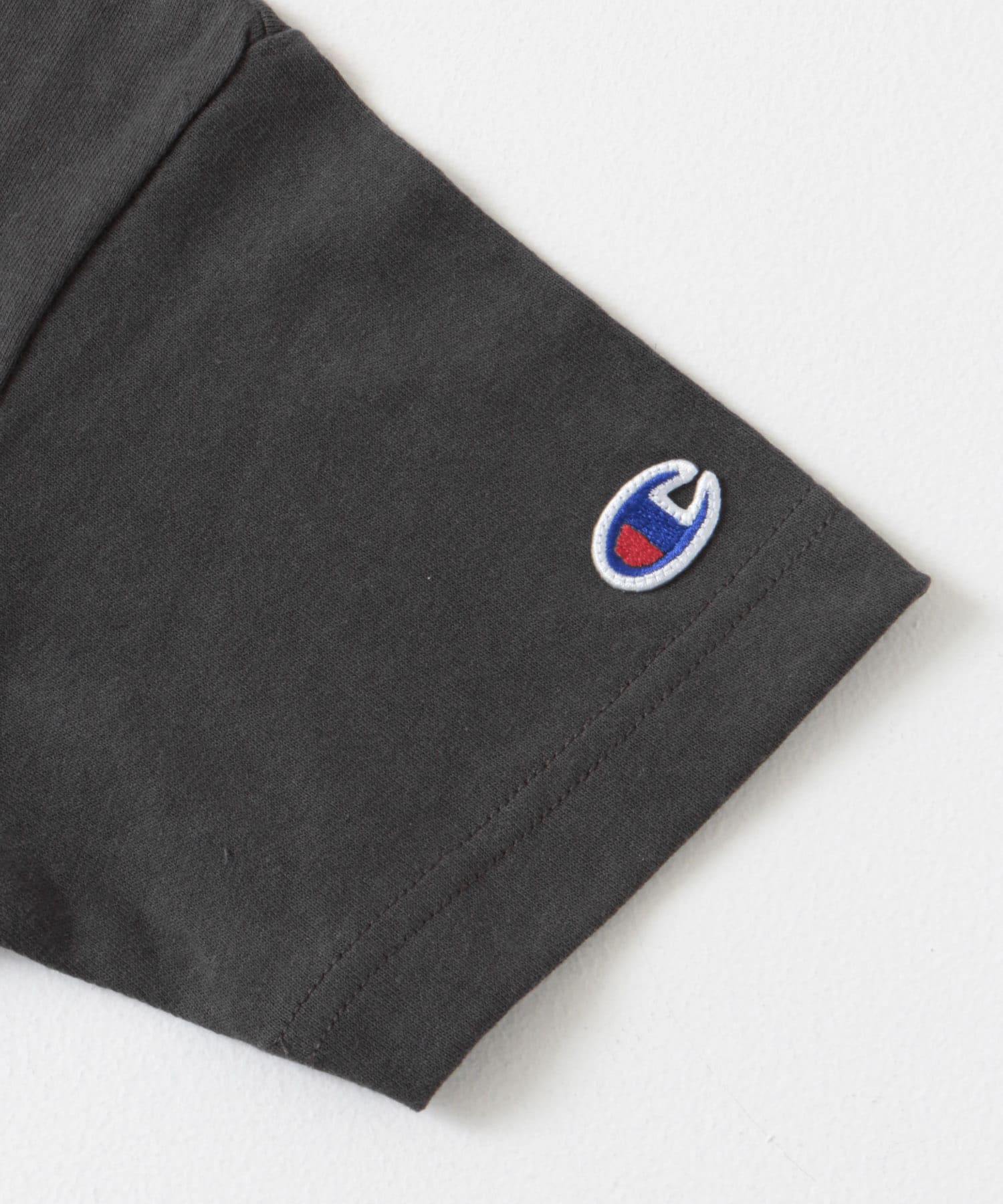 『WEB/一部店舗限定』『別注』Champion×DOORS　BULLDOG Tシャツ(KIDS) OFFBLACK 150