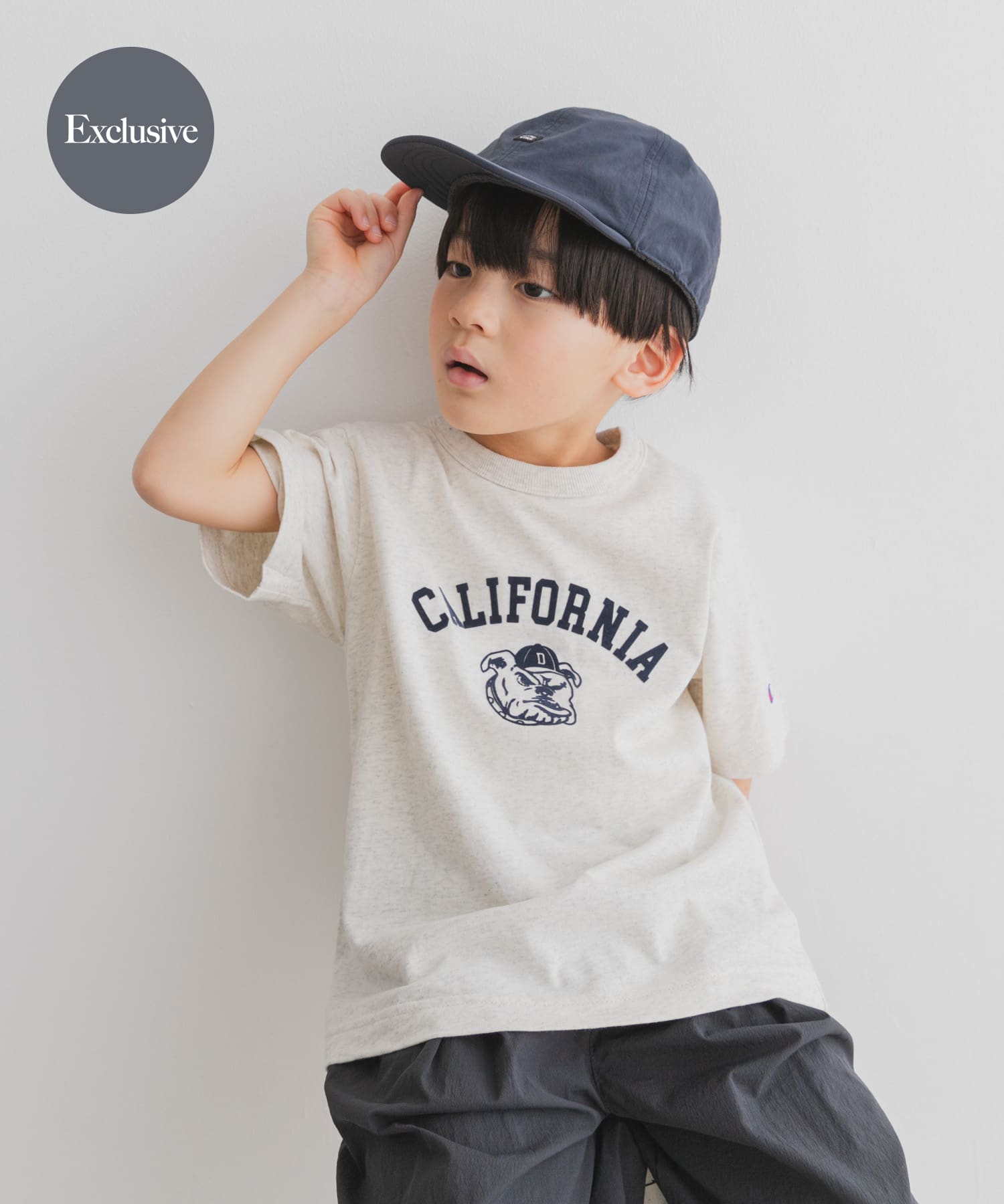 『別注』Champion×DOORS　BULLDOG Tシャツ(KIDS)