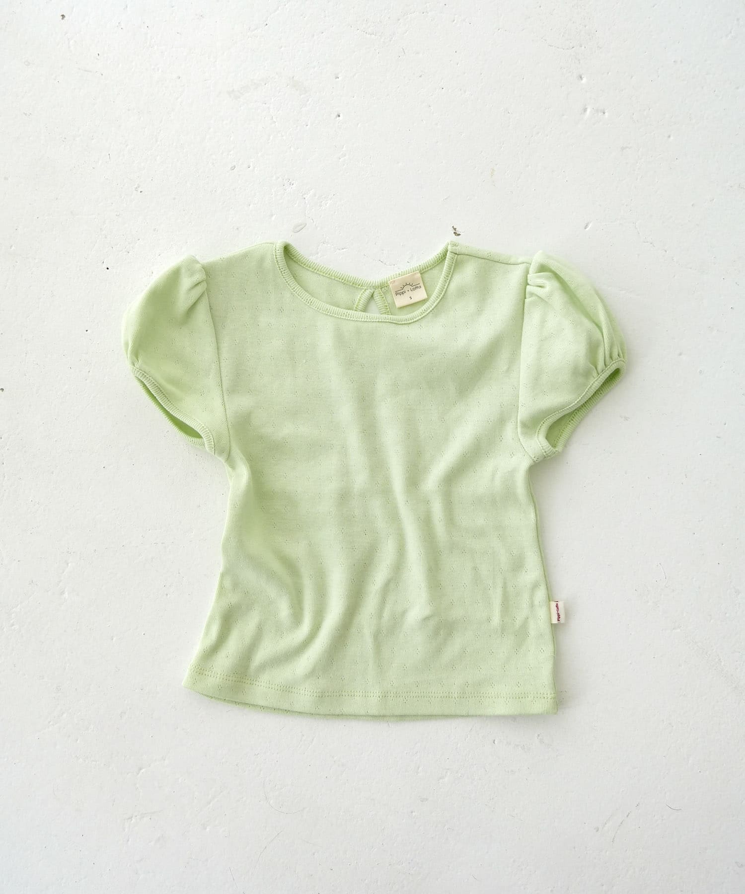 Pippi+Lotta　Eyelet puff  T-shirts(KIDS) Muscat M