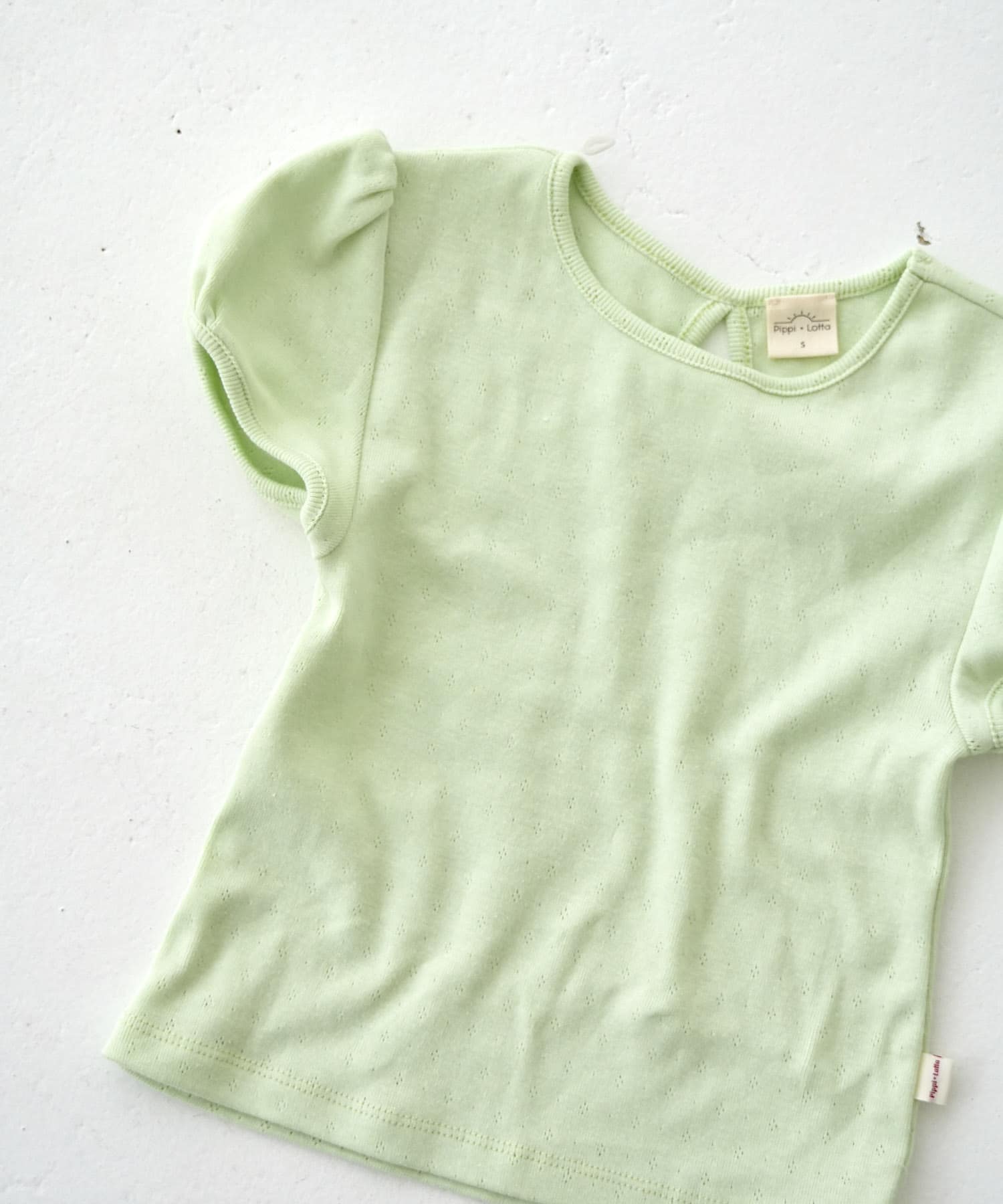 Pippi+Lotta　Eyelet puff  T-shirts(KIDS) Muscat M