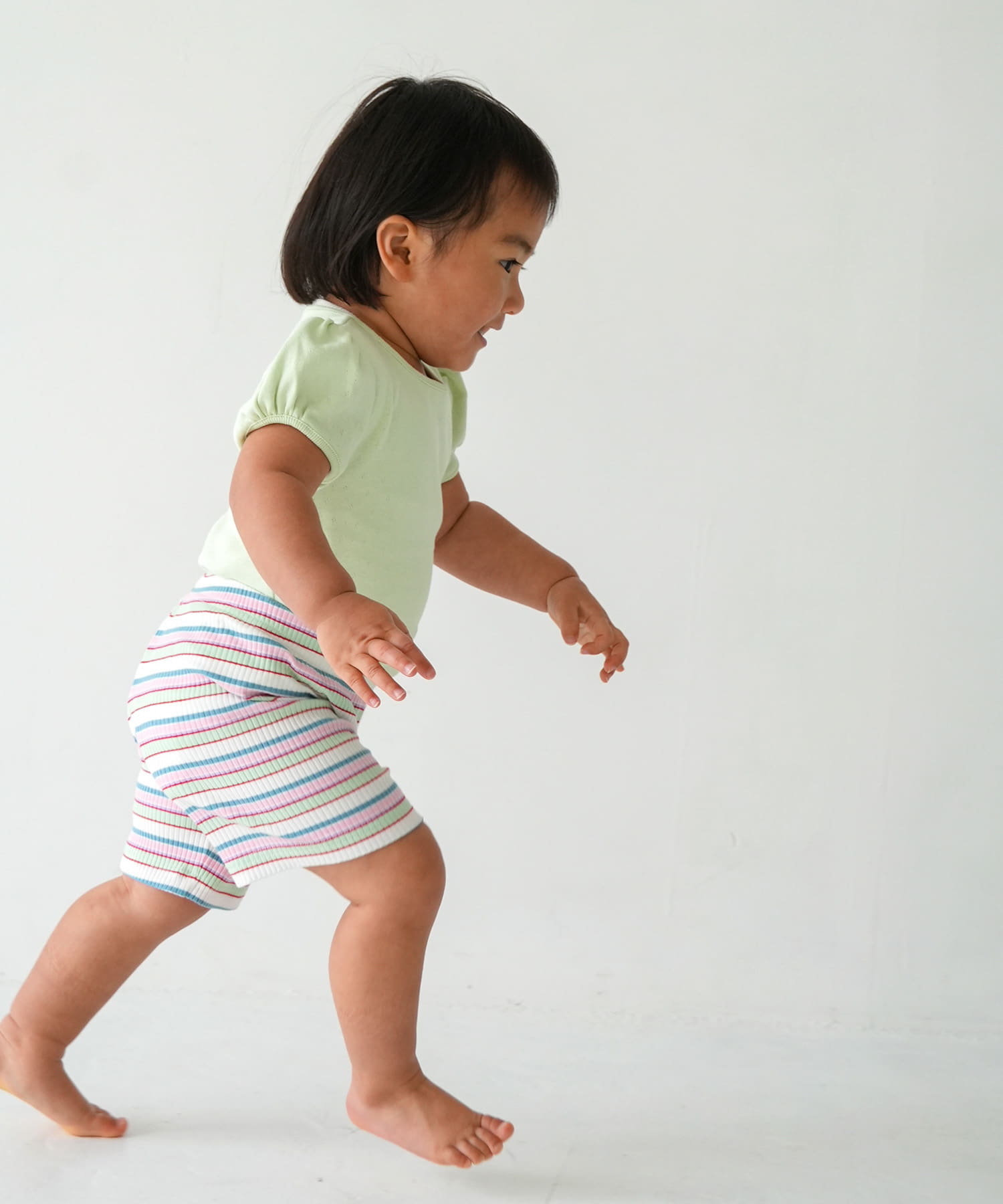 Pippi+Lotta　Eyelet puff  T-shirts(KIDS) Muscat M